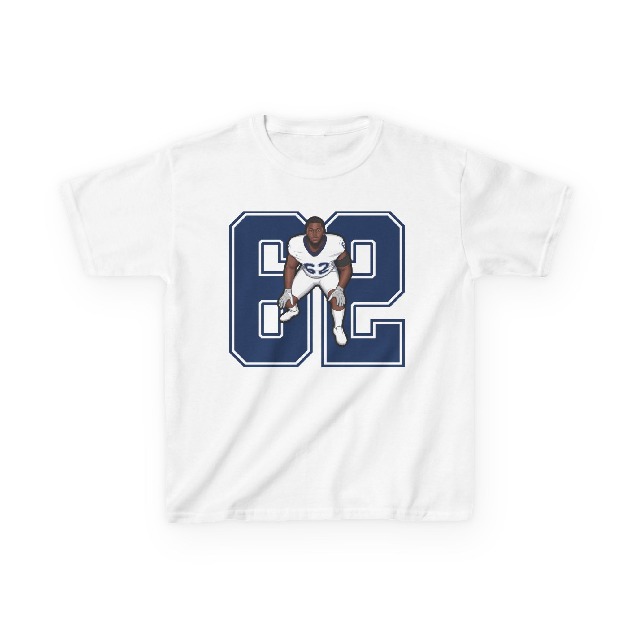 Youth Tee — character_number in White