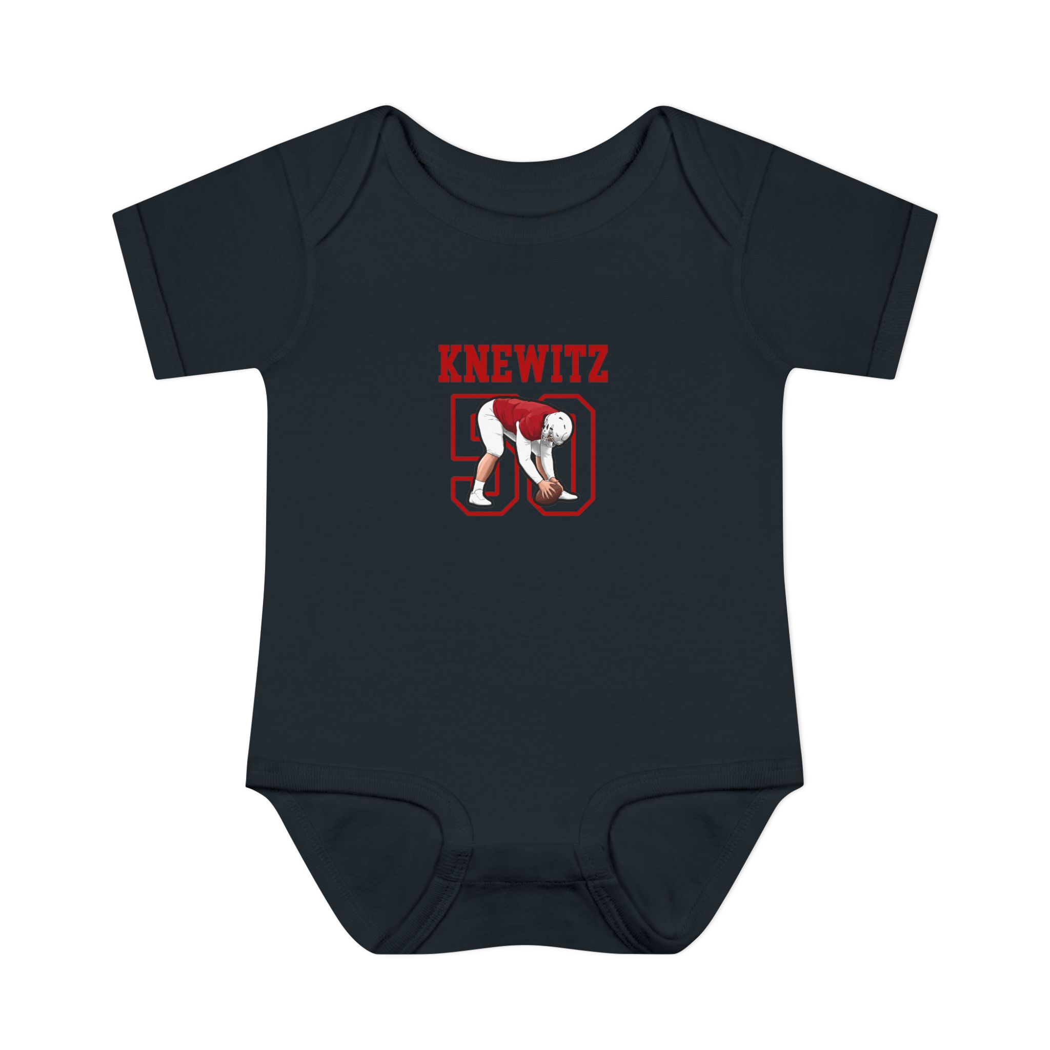 Baby Onesie — character_shirsey in Black