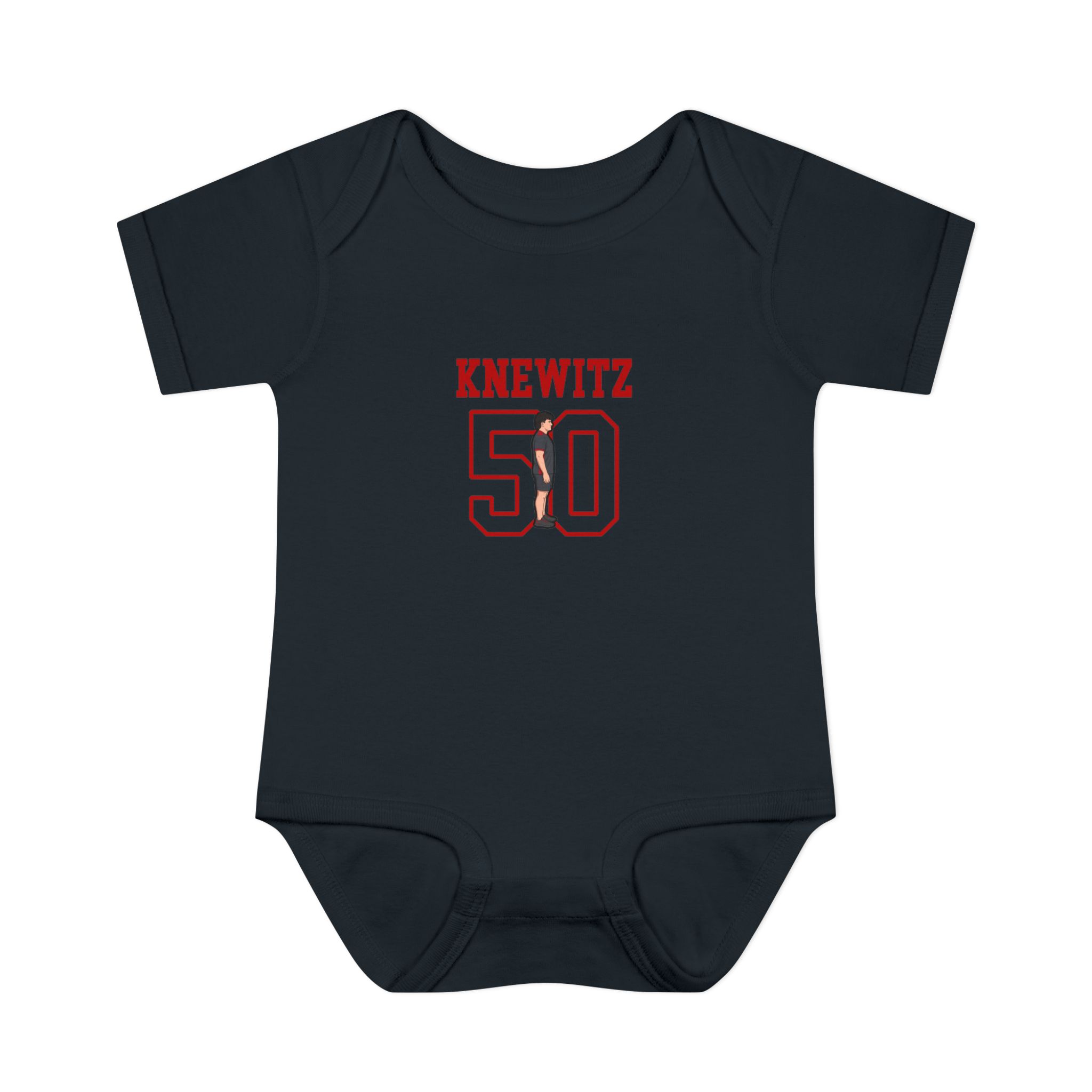 Baby Onesie — character_shirsey in Black