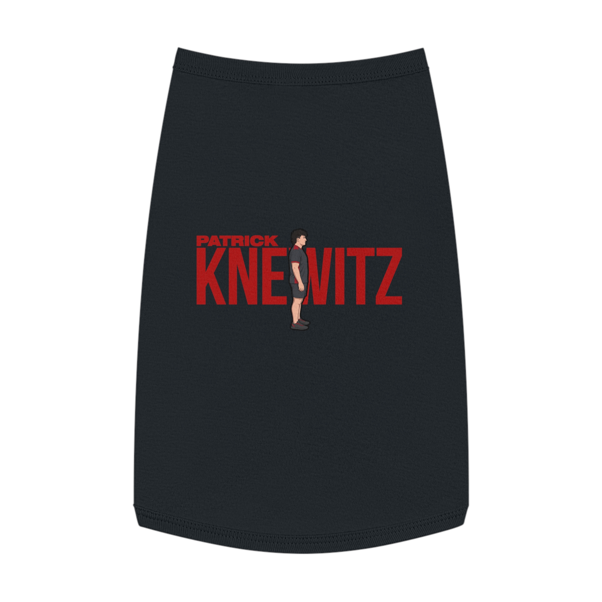 Pet Tank Top — character_player_name in Black