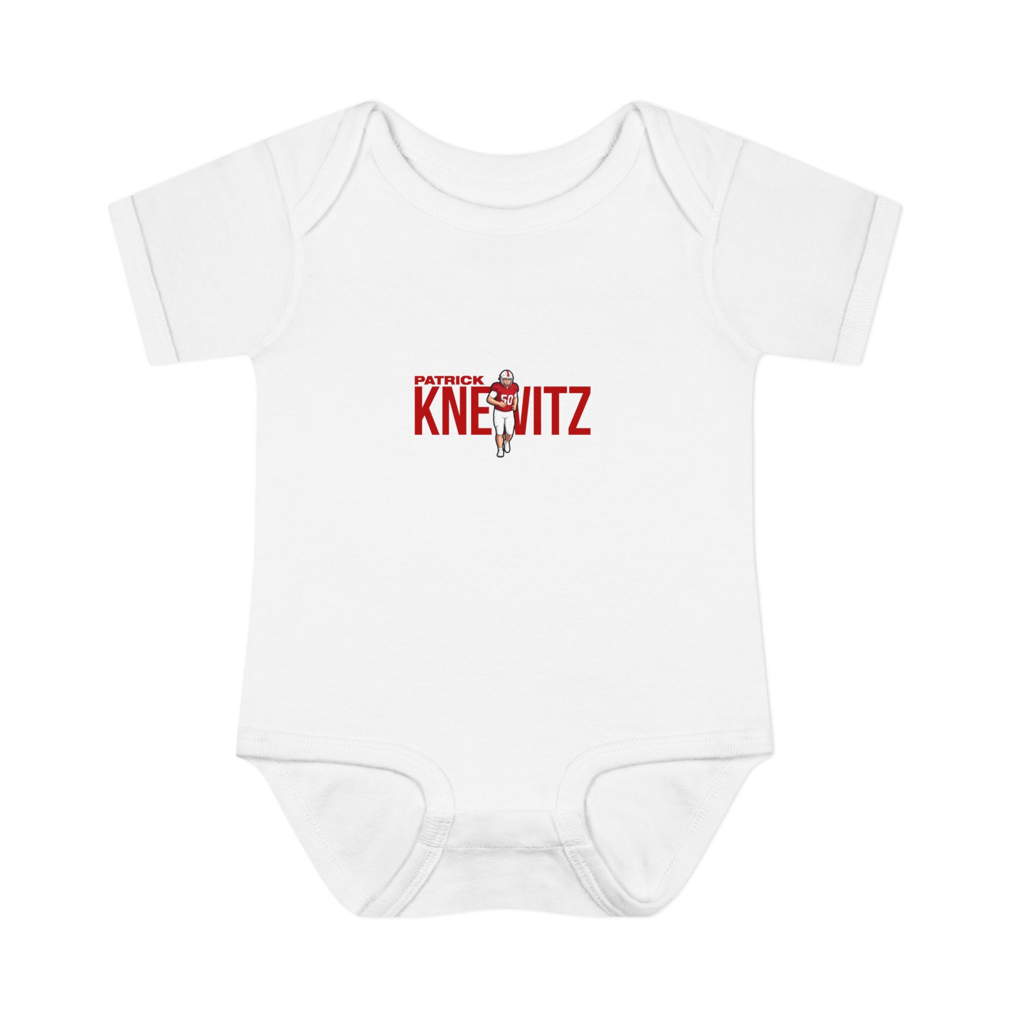 Baby Onesie — character_player_name in White