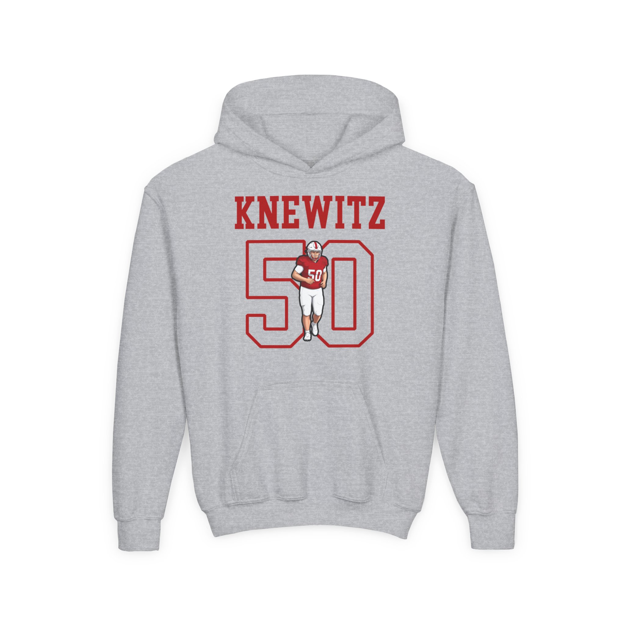 Youth Hoodie — character_shirsey in Grey