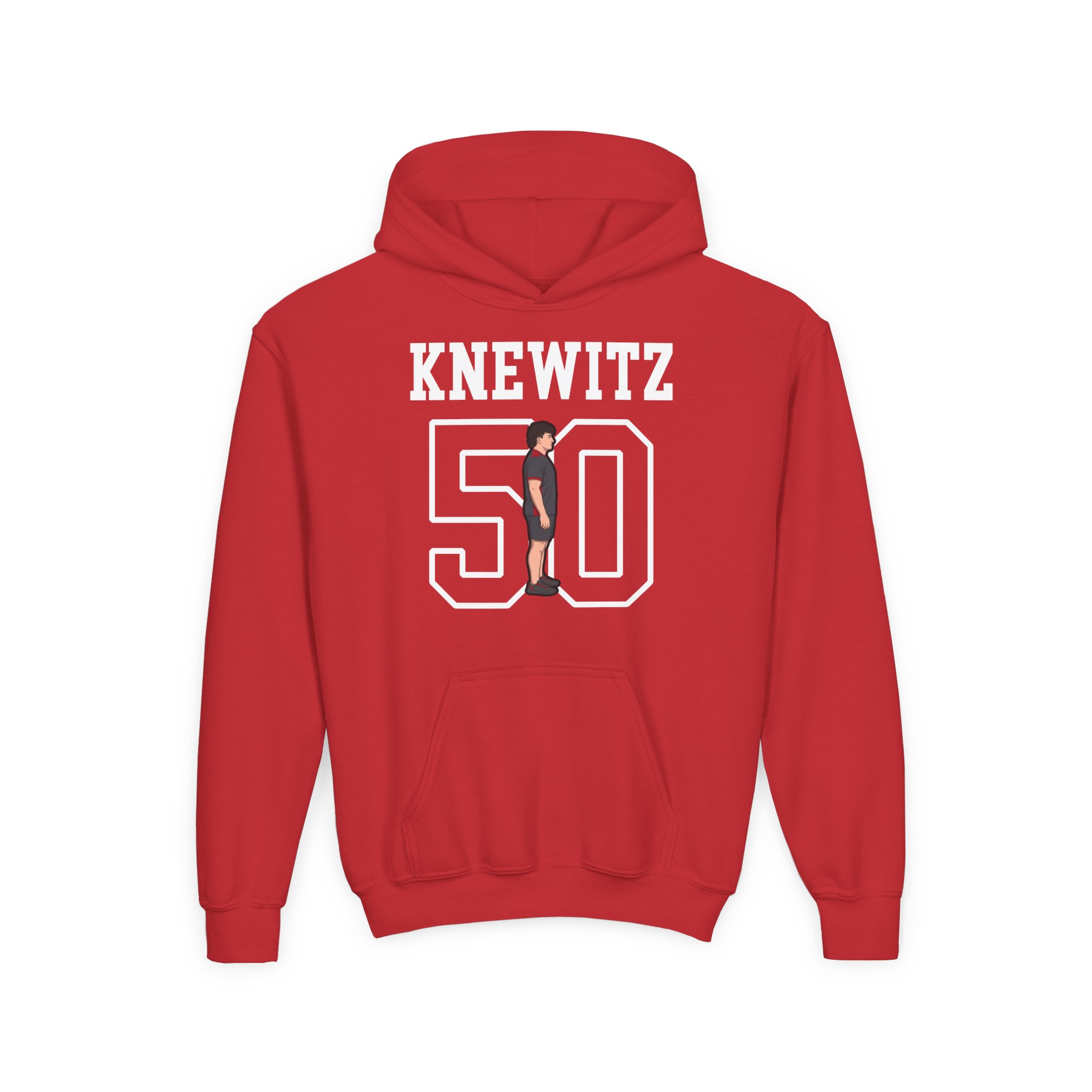 Youth Hoodie — character_shirsey in Red