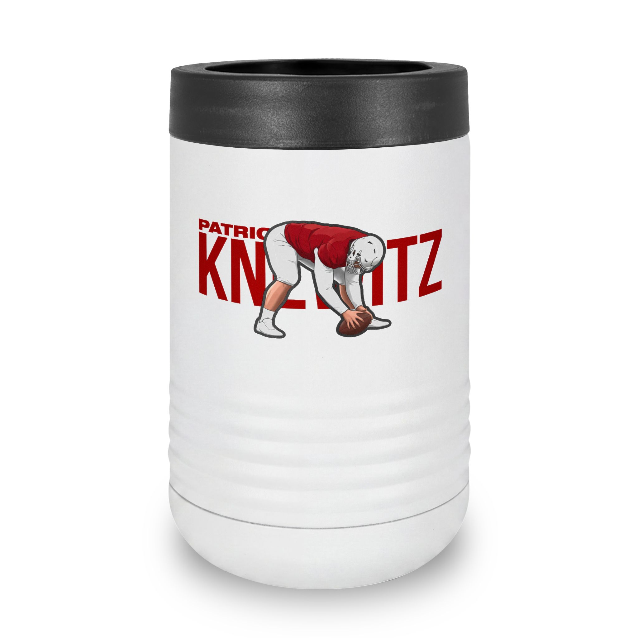 Stainless Can Cooler — character_player_name in White