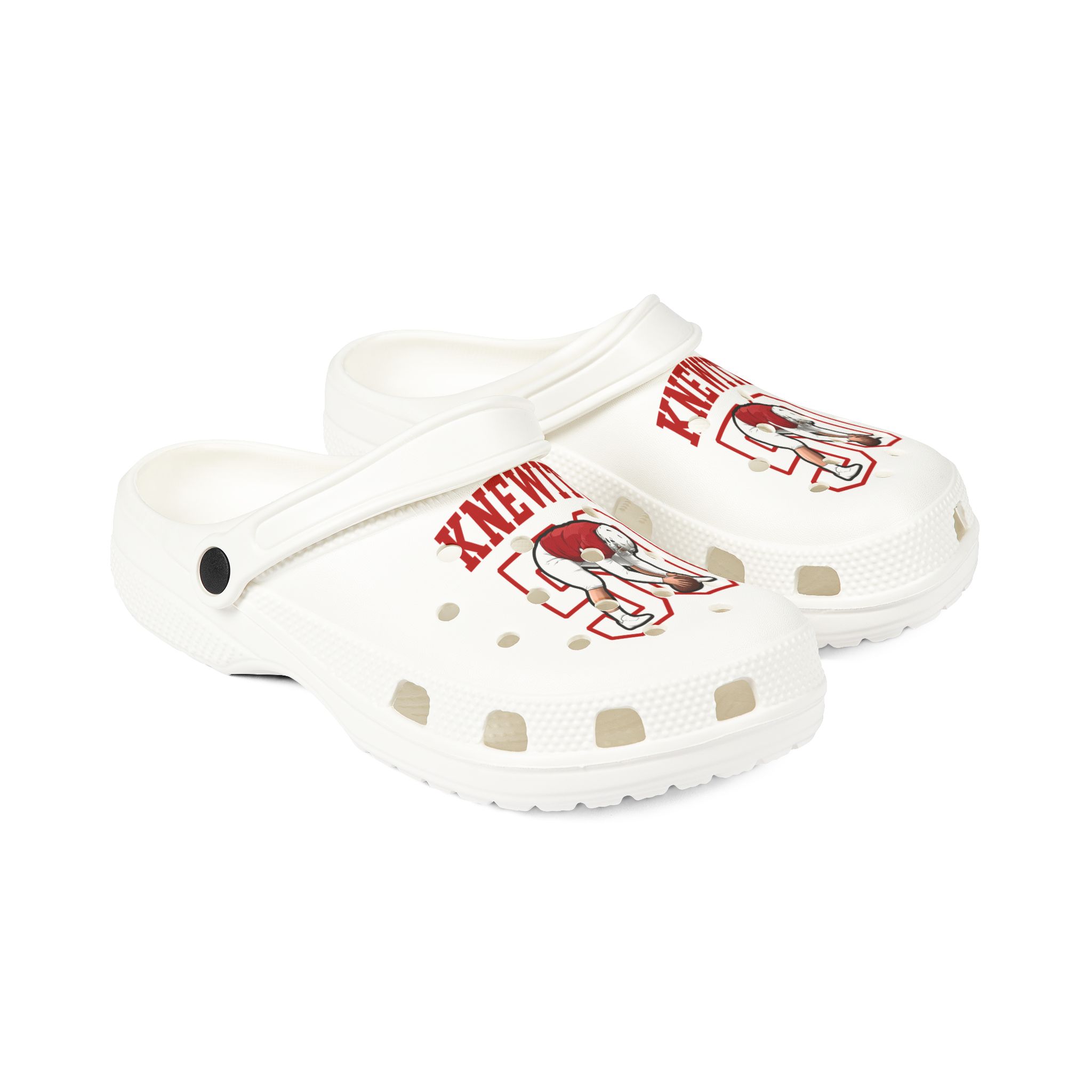 Rubber Clogs — character_shirsey in White