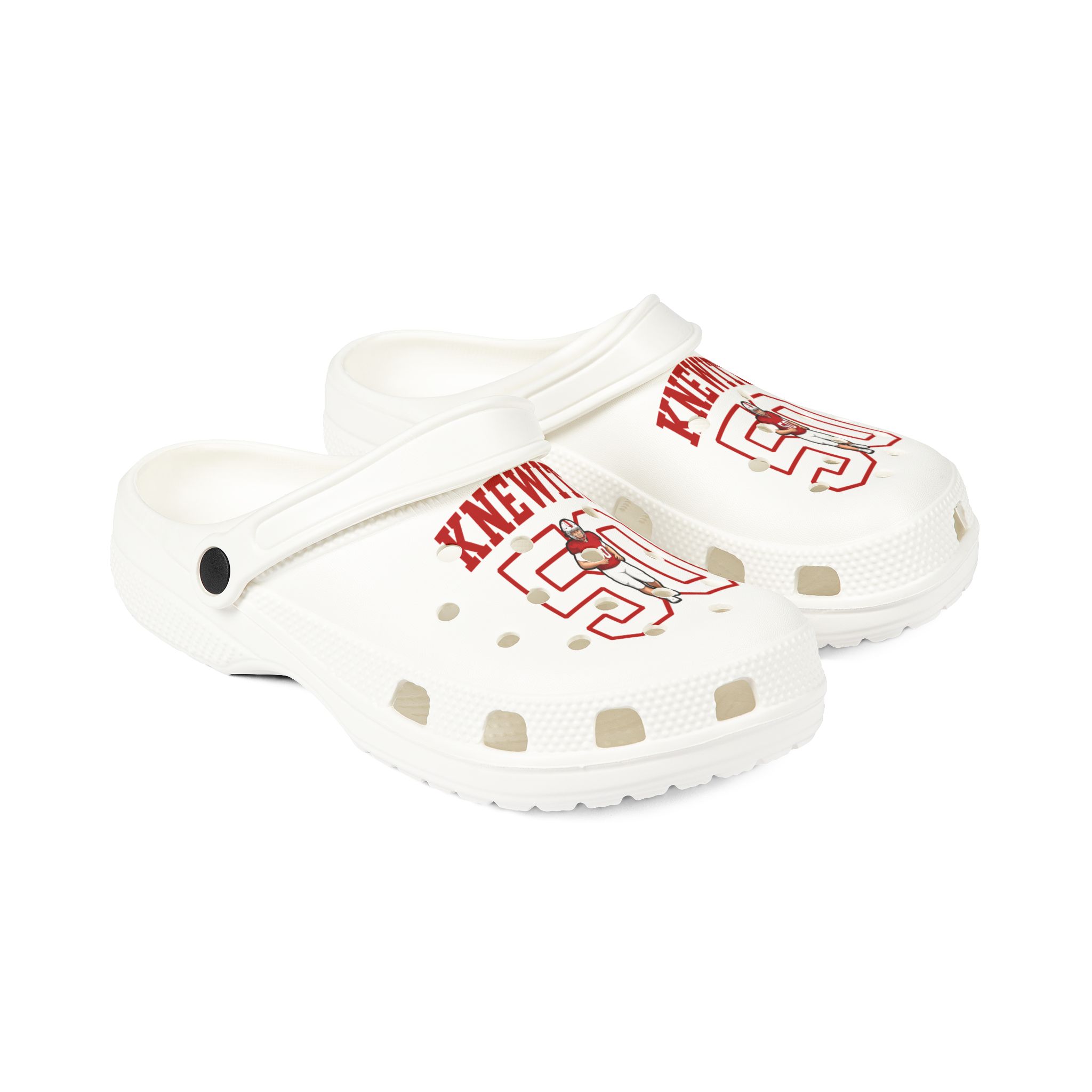 Rubber Clogs — character_shirsey in White