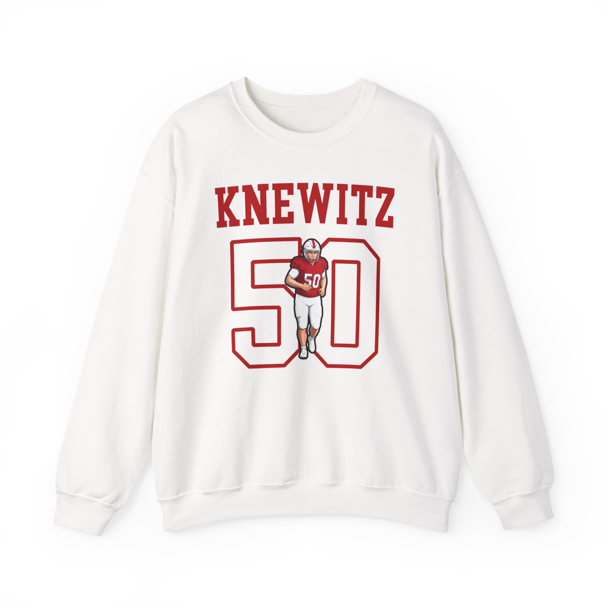Crewneck Sweatshirt — character_shirsey in White