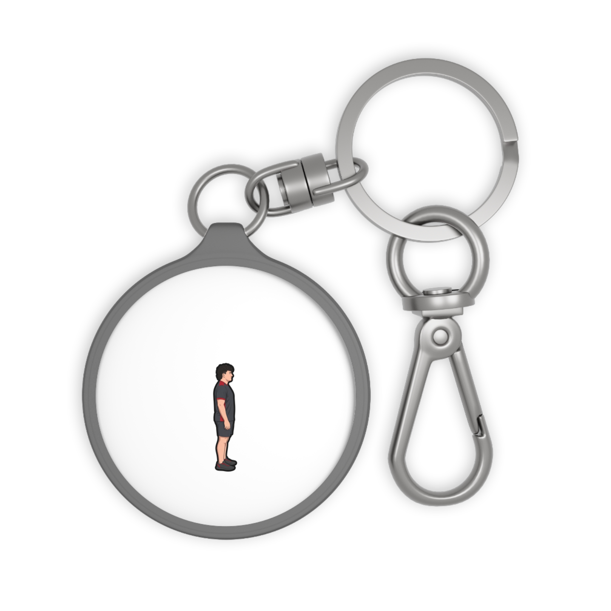 Keychain — character_shirsey in Grey