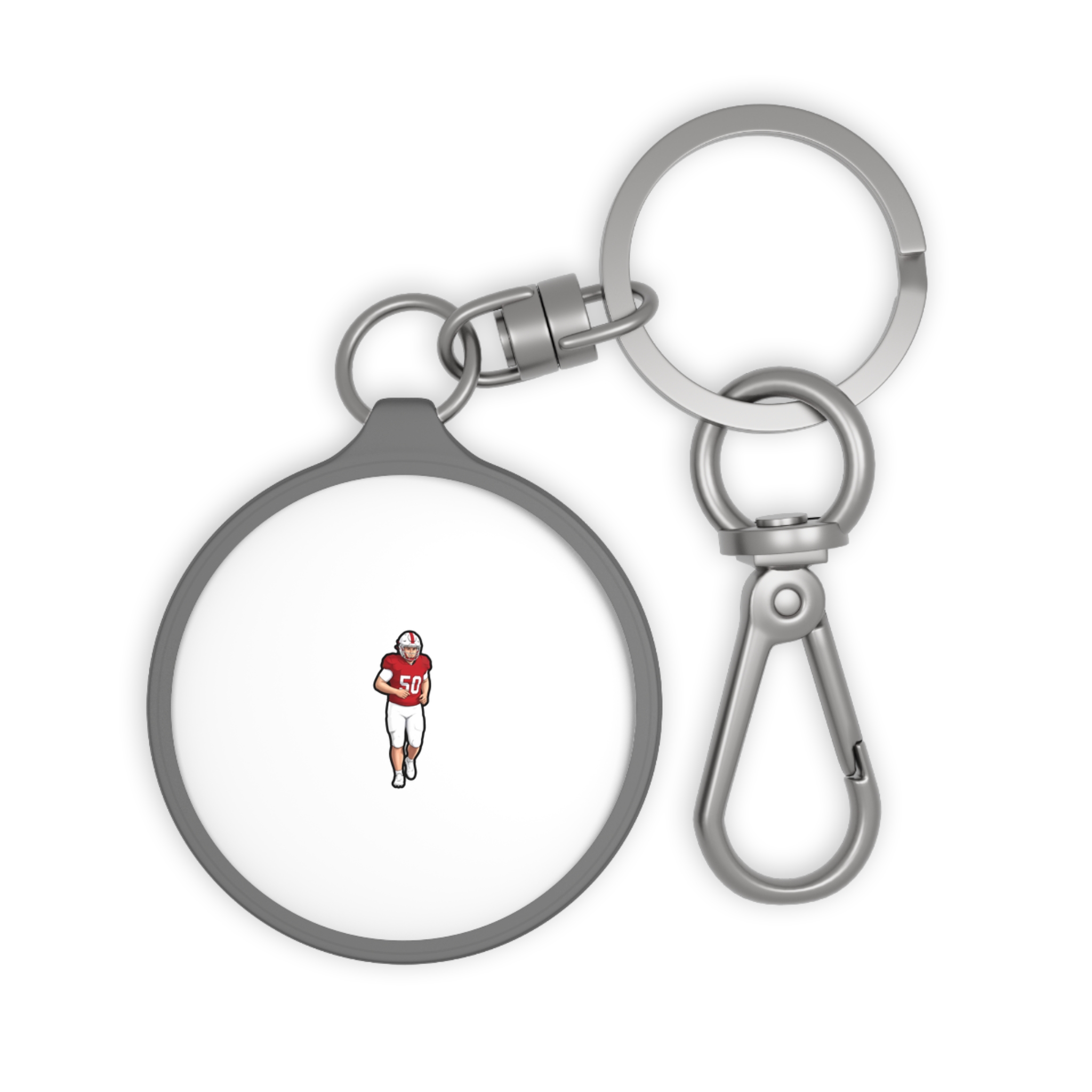 Keychain — character_player_name in Grey