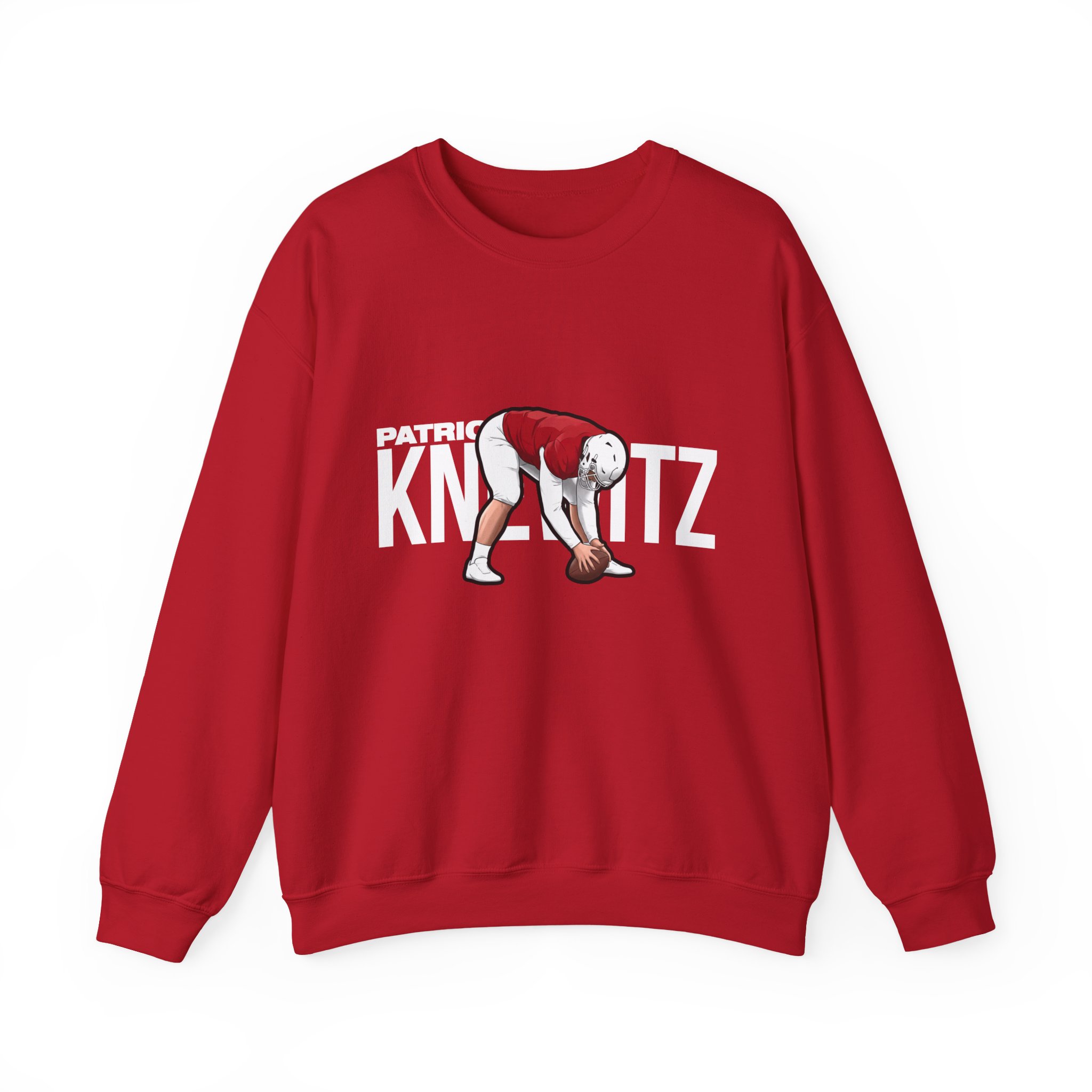 Crewneck Sweatshirt — character_player_name in Red
