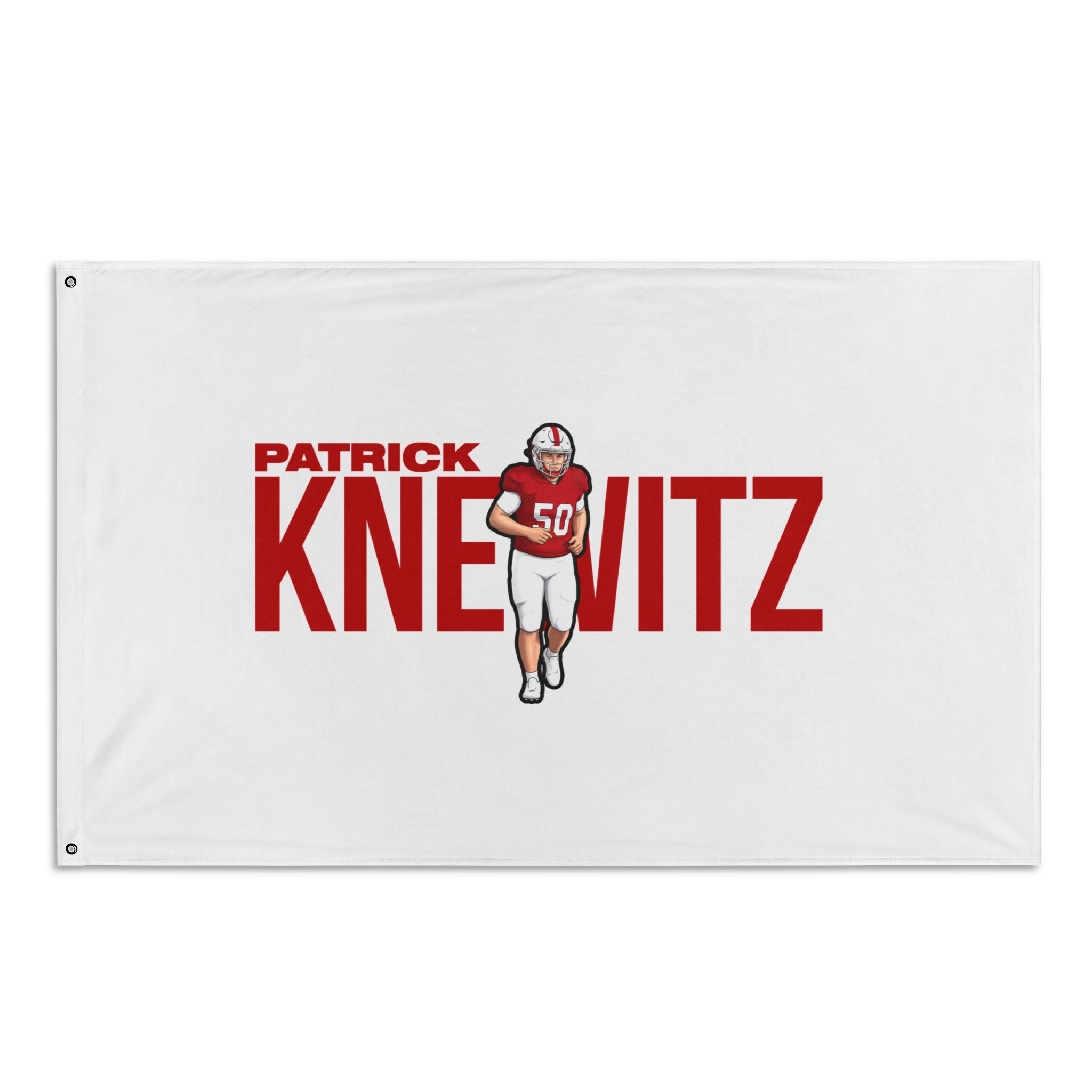 Flag (35 × 56 in) — character_player_name in Classic