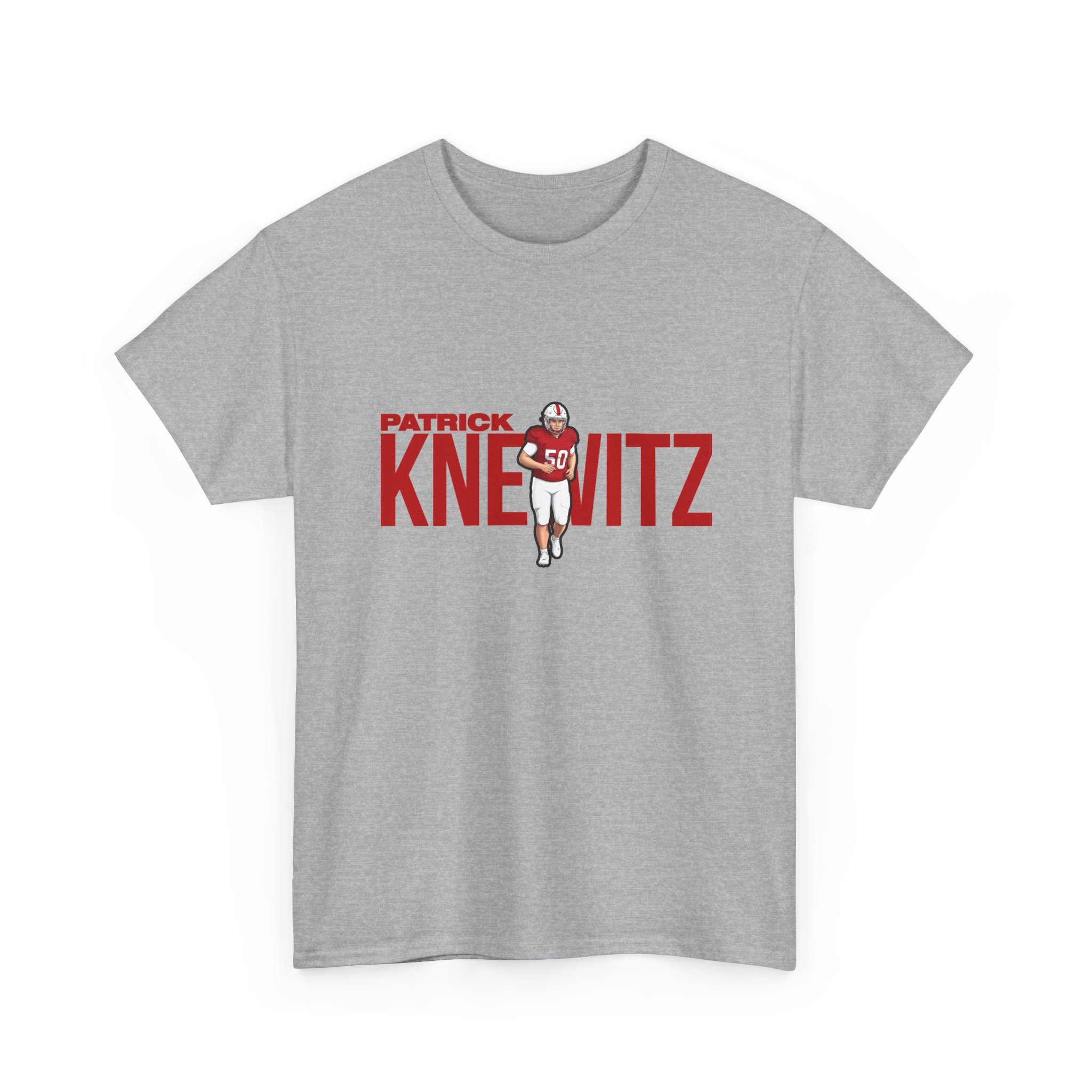 Tee — character_player_name in Grey