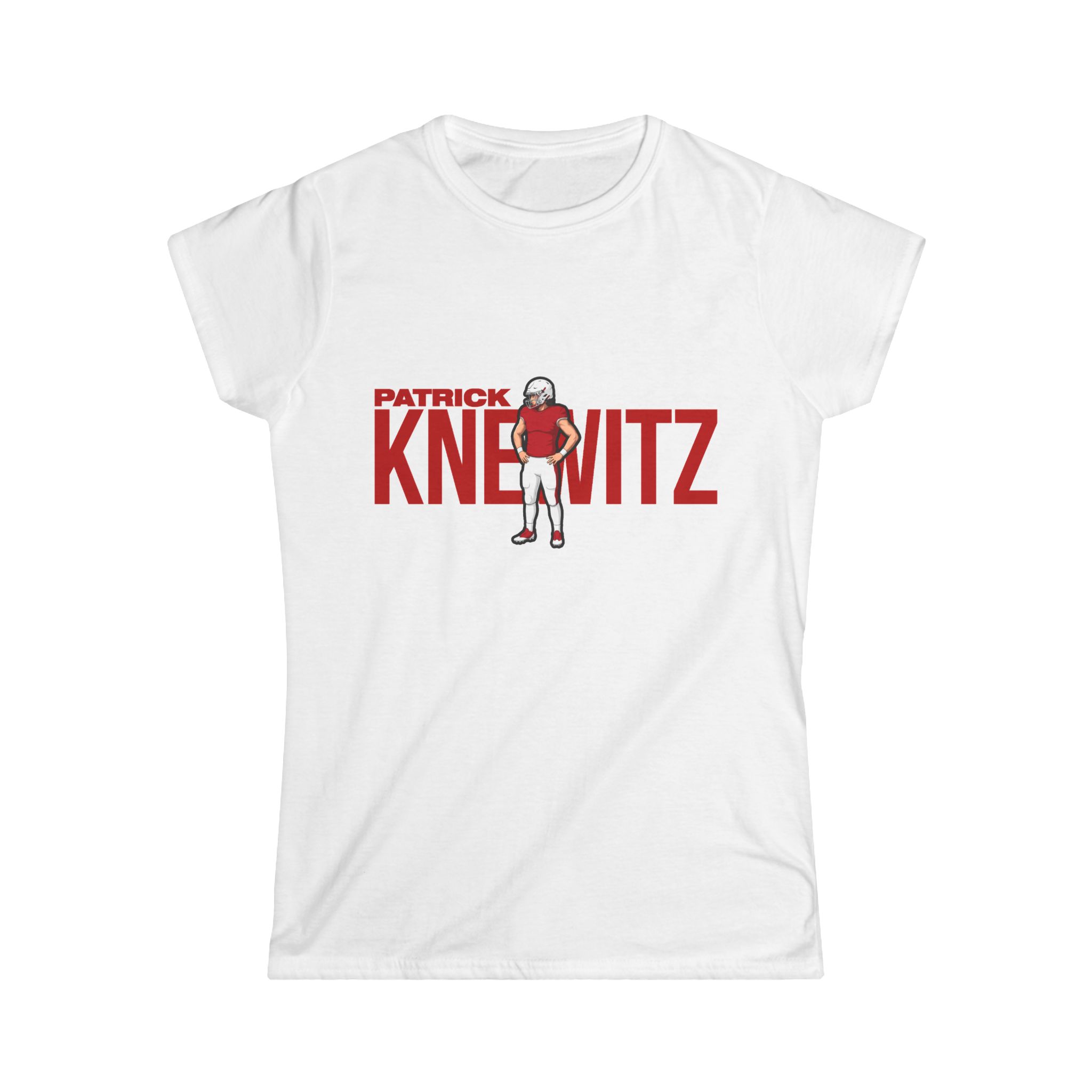 Women's Softstyle Tee — character_player_name in White