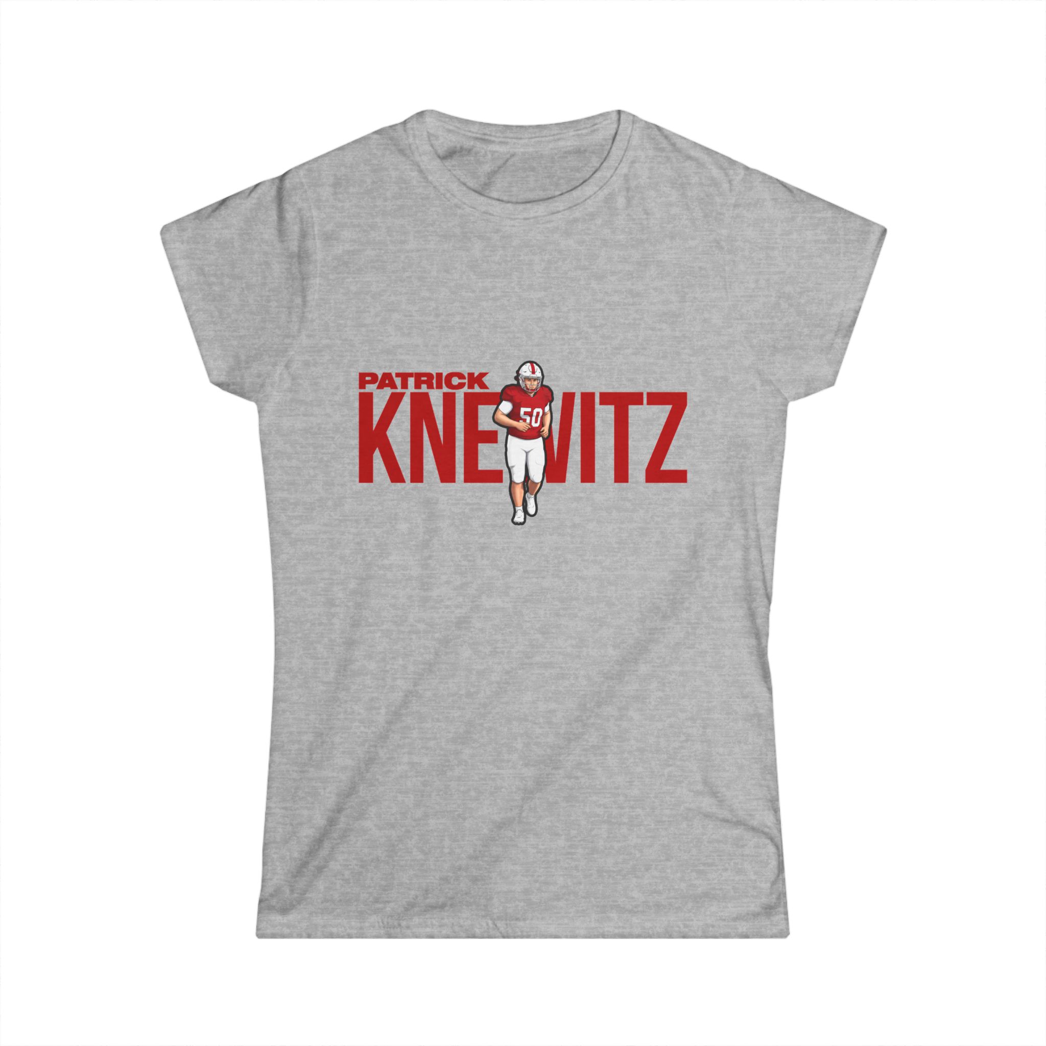 Women's Softstyle Tee — character_player_name in Grey