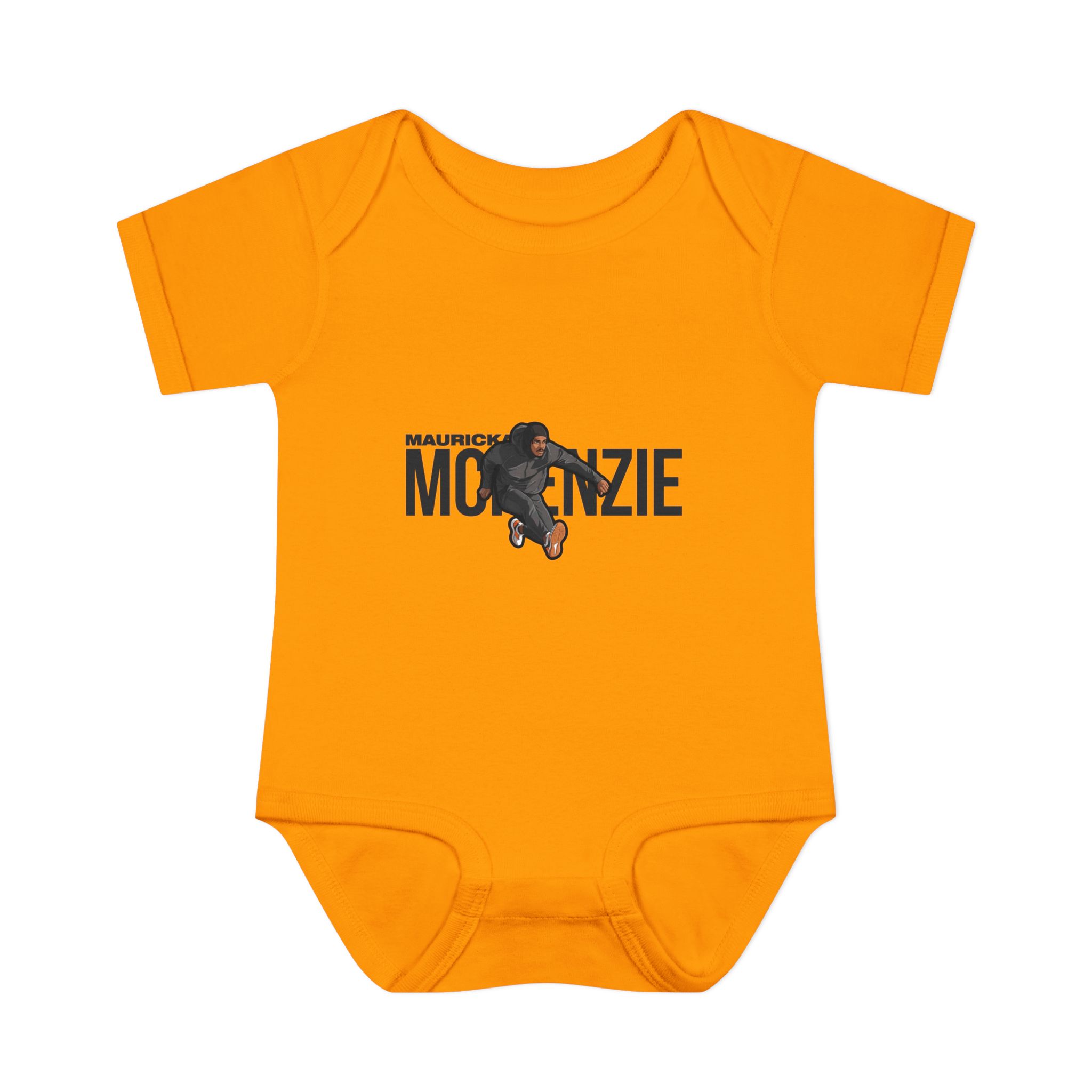 Baby Onesie — character_player_name in Gold