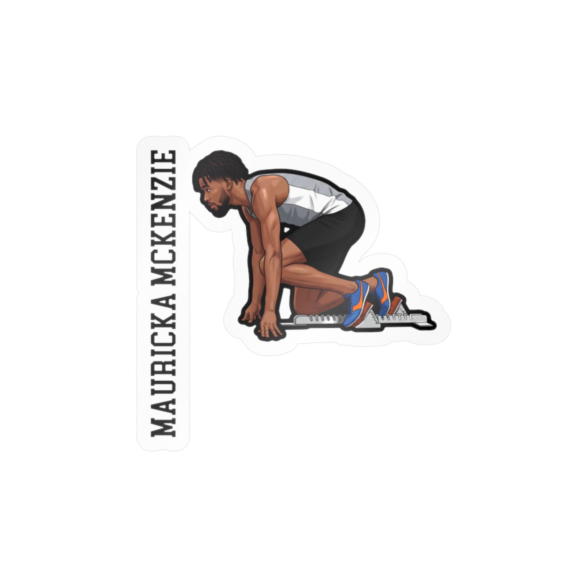 Vinyl Sticker — character_name_vertical in Classic