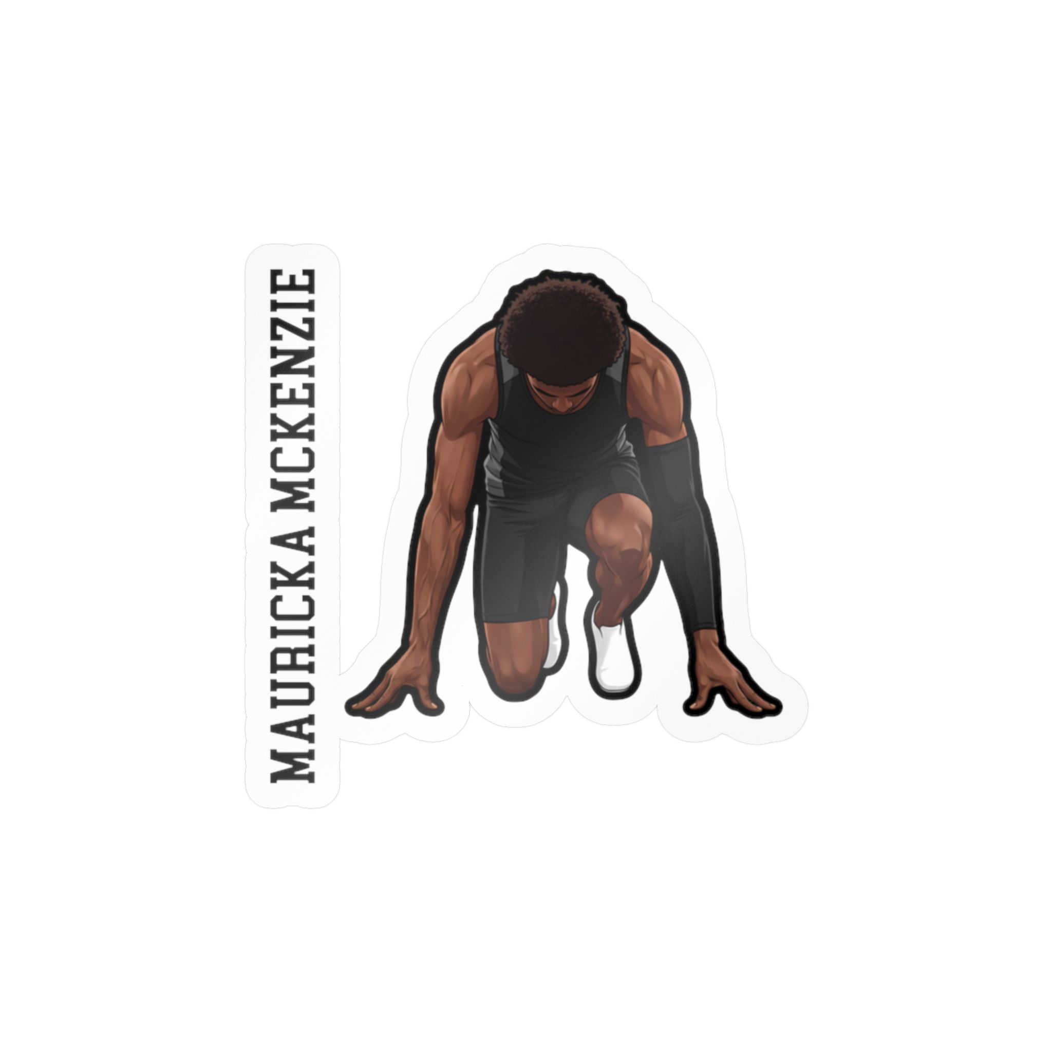 Vinyl Sticker — character_name_vertical in Classic