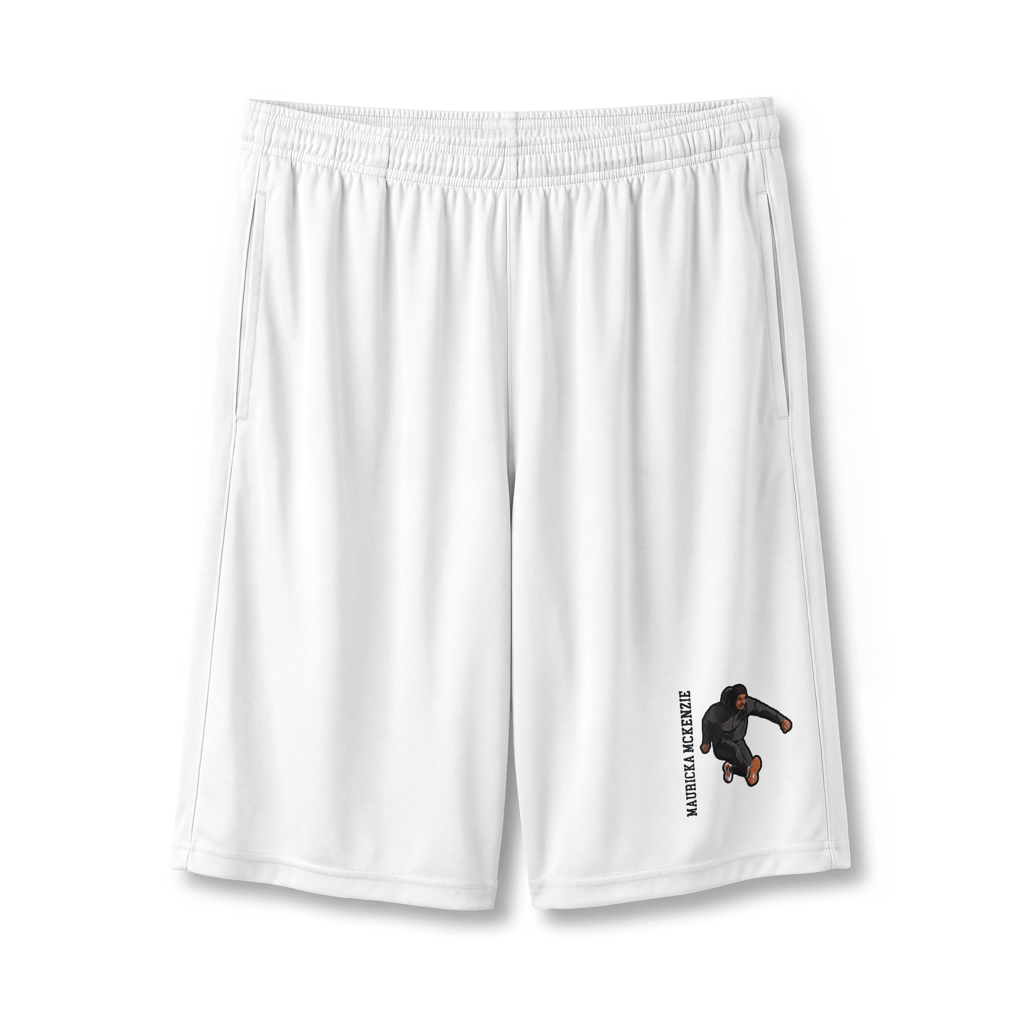 Shorts — character_name_vertical in White