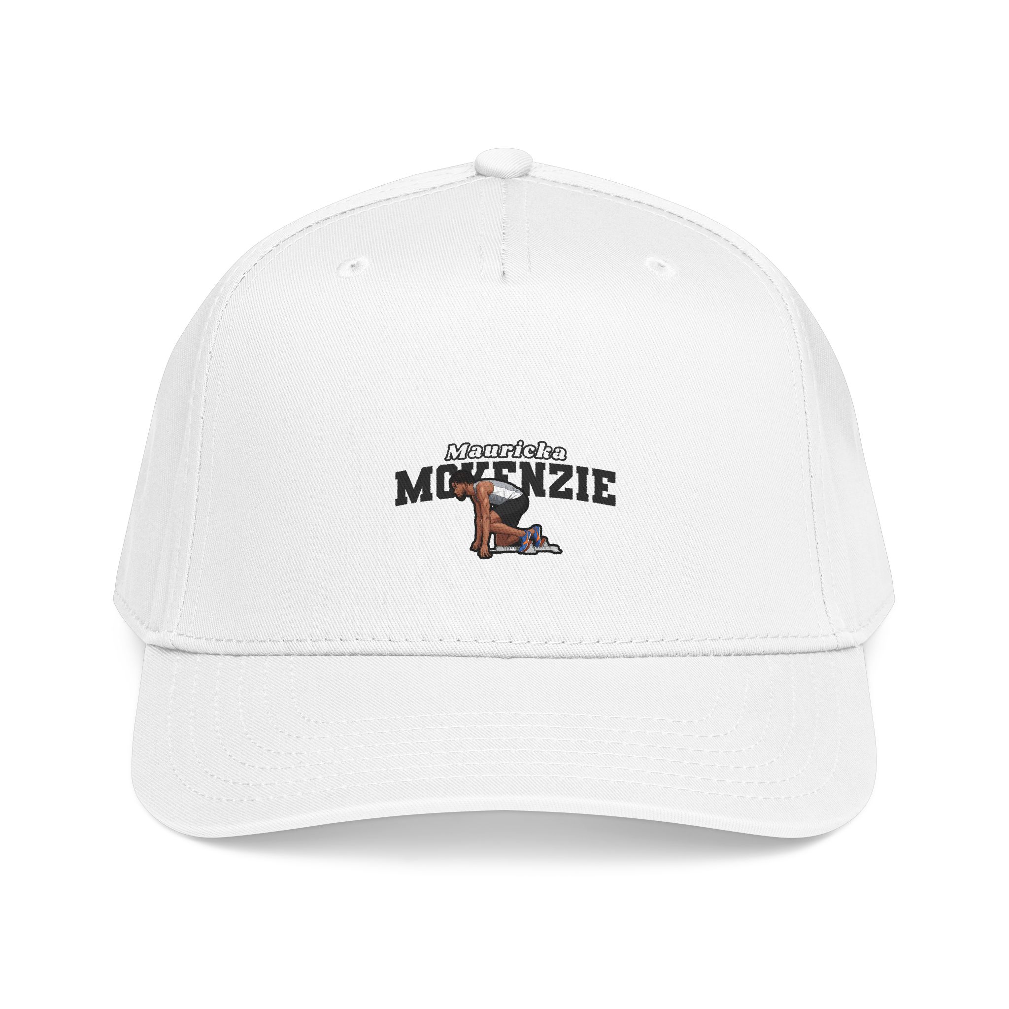Baseball Cap — character_name_arch in White