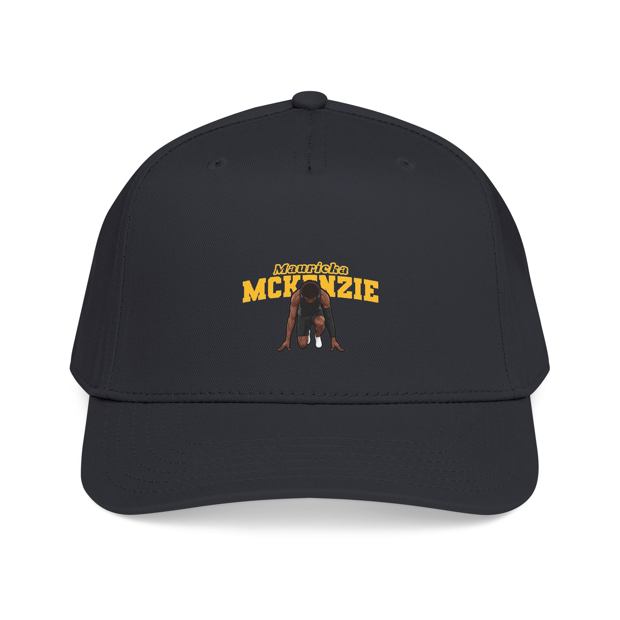 Baseball Cap — character_name_arch in Black