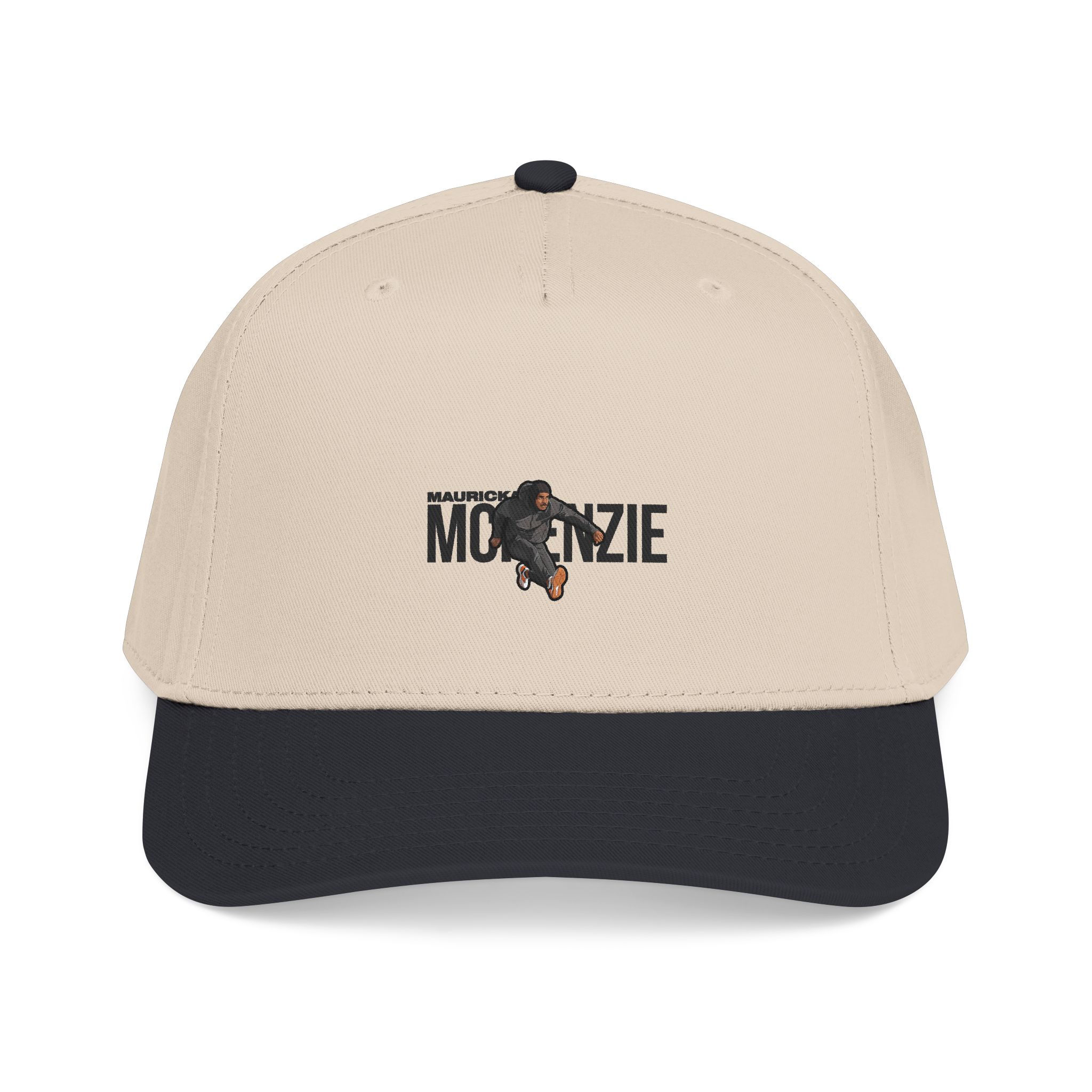 Baseball Cap — character_player_name in Black / Natural