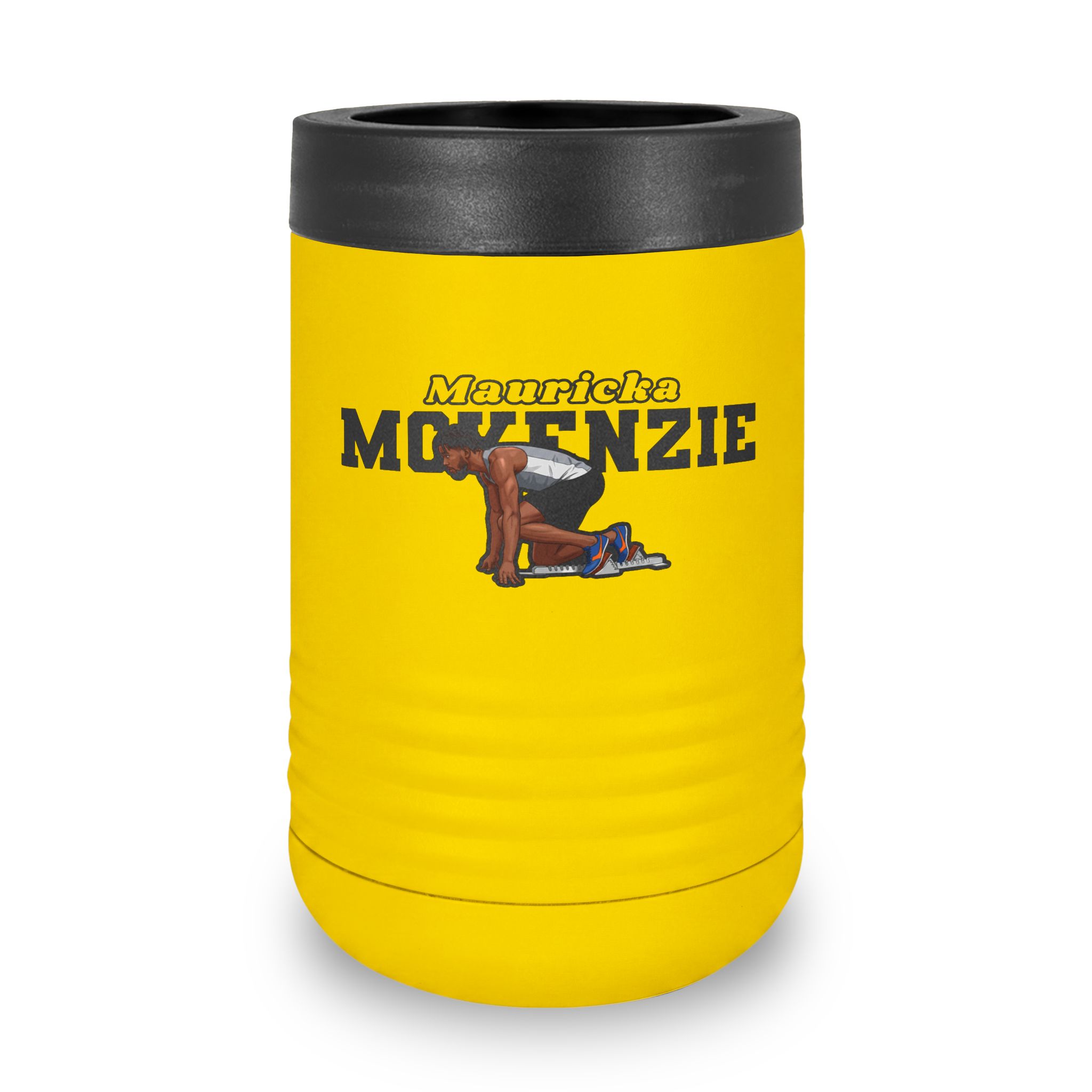 Stainless Can Cooler — character_name_arch in Yellow