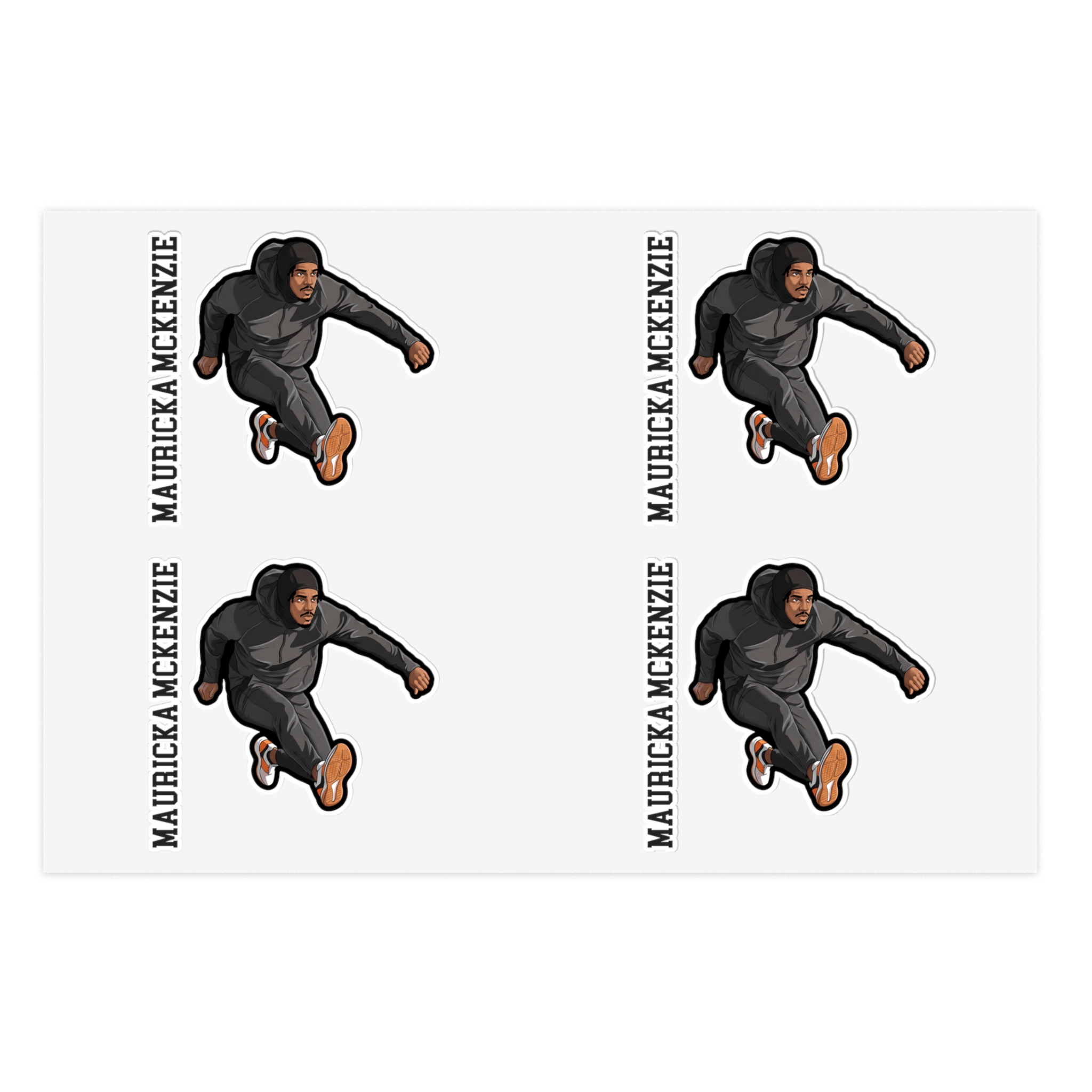 Sticker Sheet — character_name_vertical in Classic