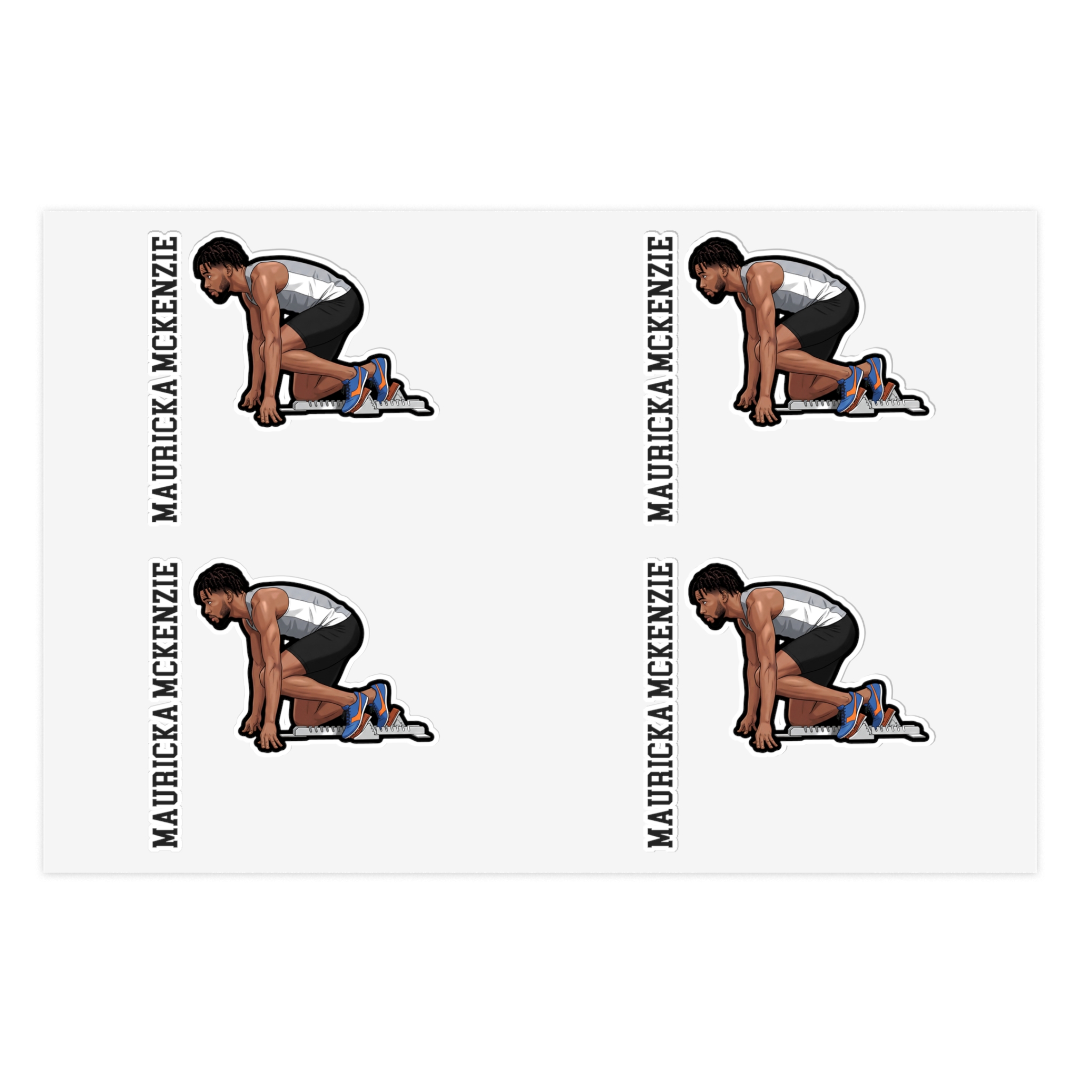 Sticker Sheet — character_name_vertical in Classic