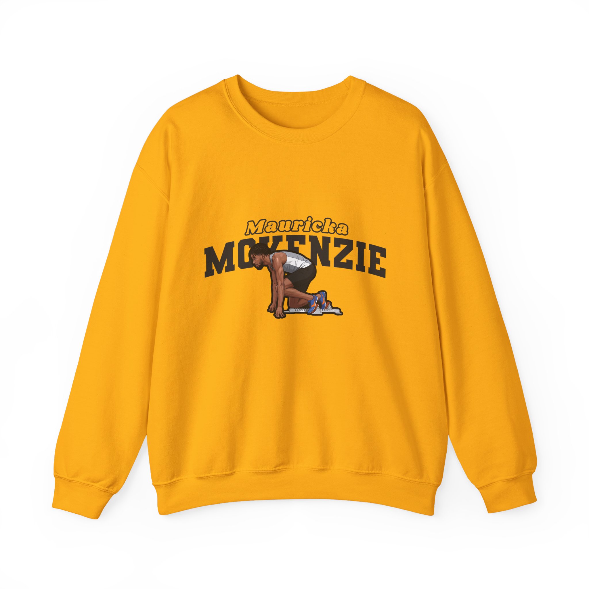 Crewneck Sweatshirt — character_name_arch in Gold