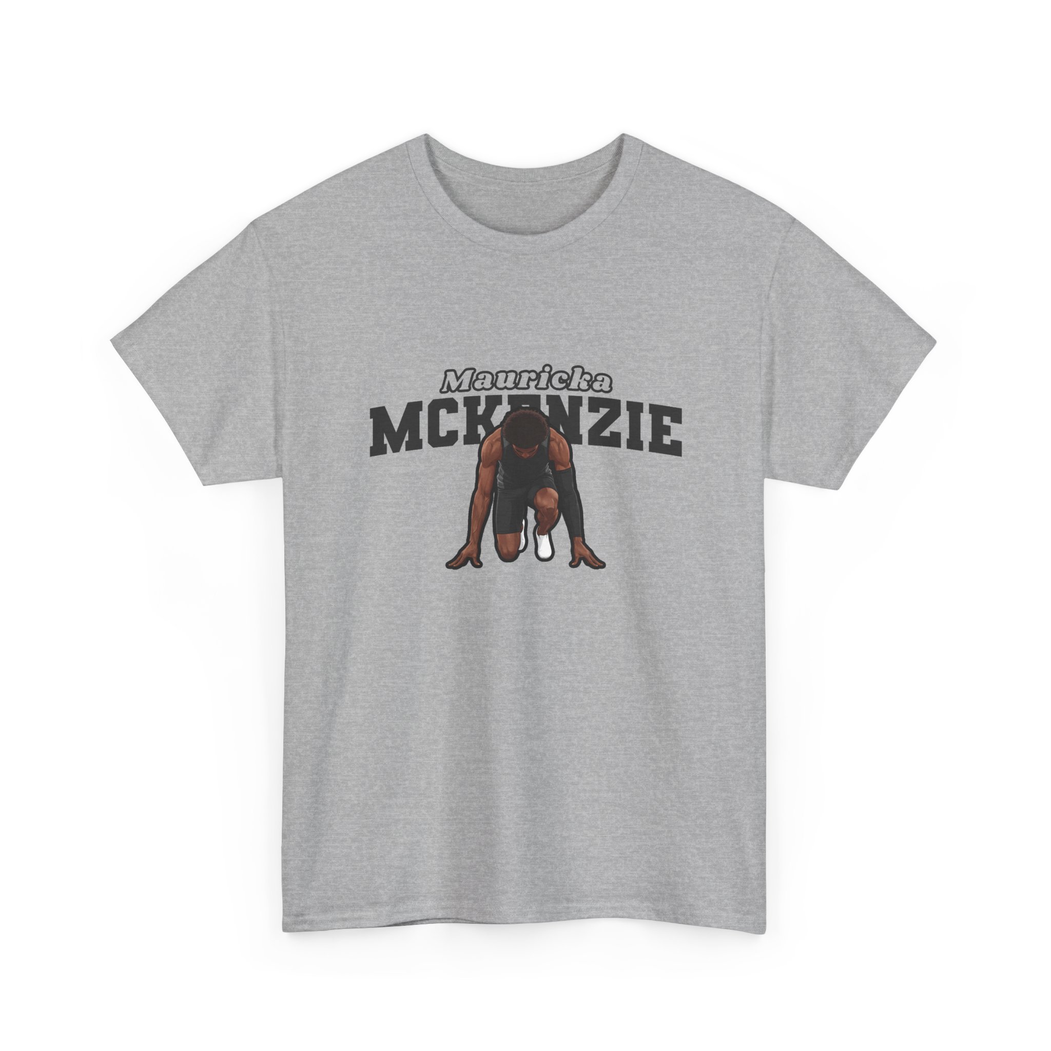 Tee — character_name_arch in Grey