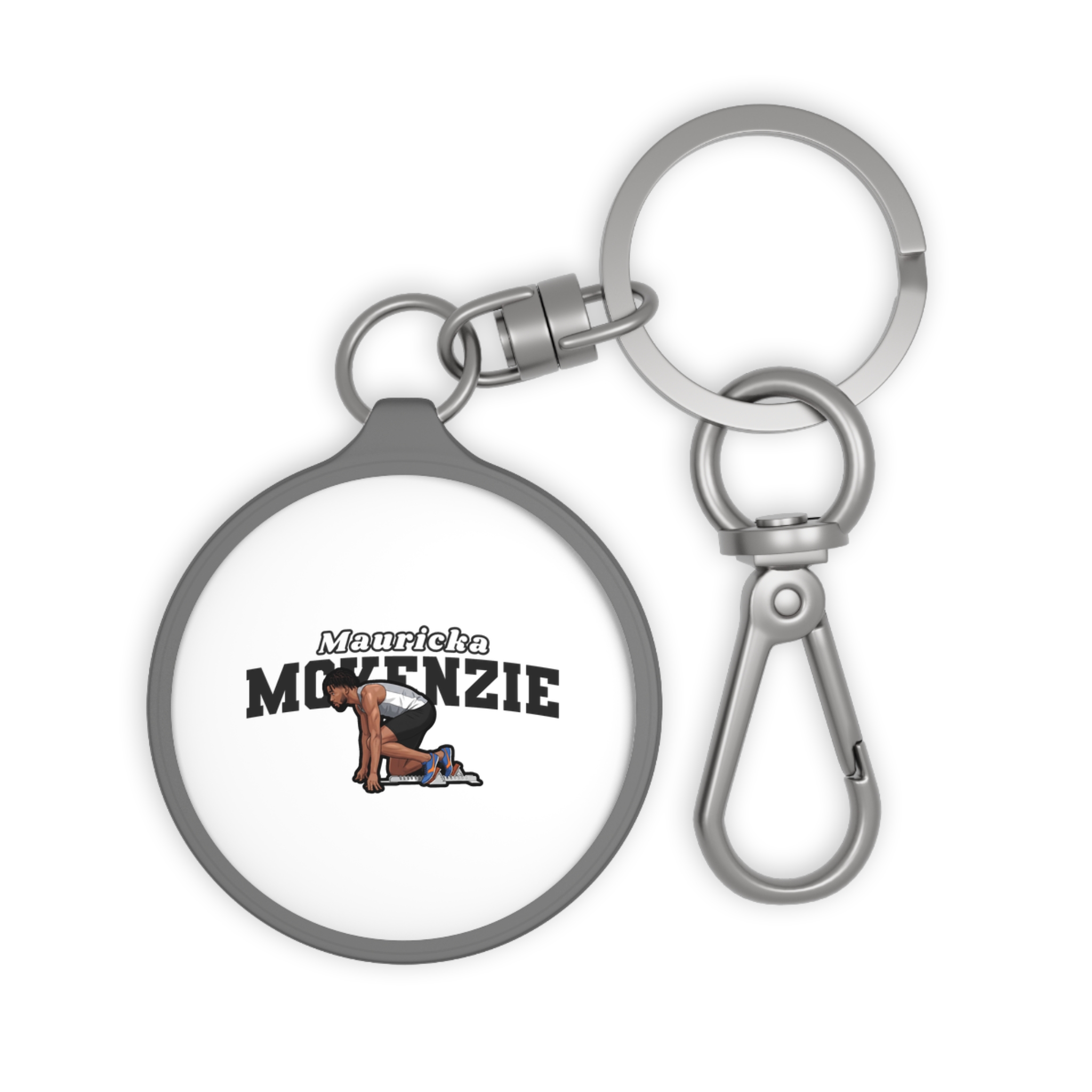 Keychain — character_name_arch in Grey