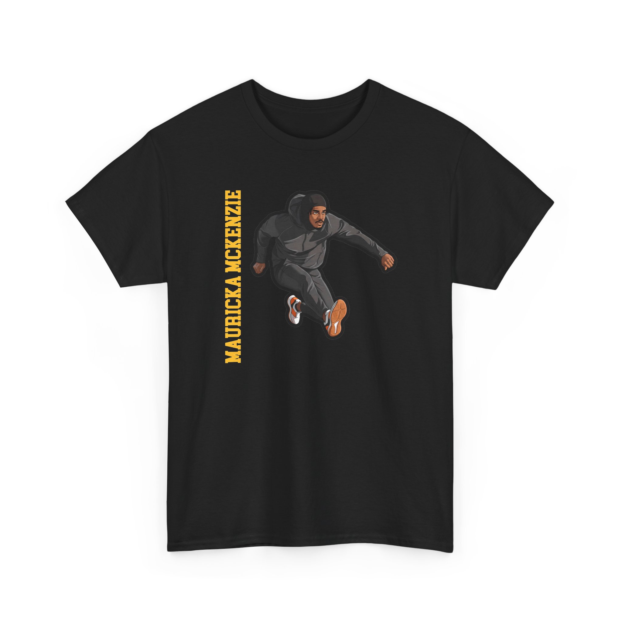 Tee — character_name_vertical in Black