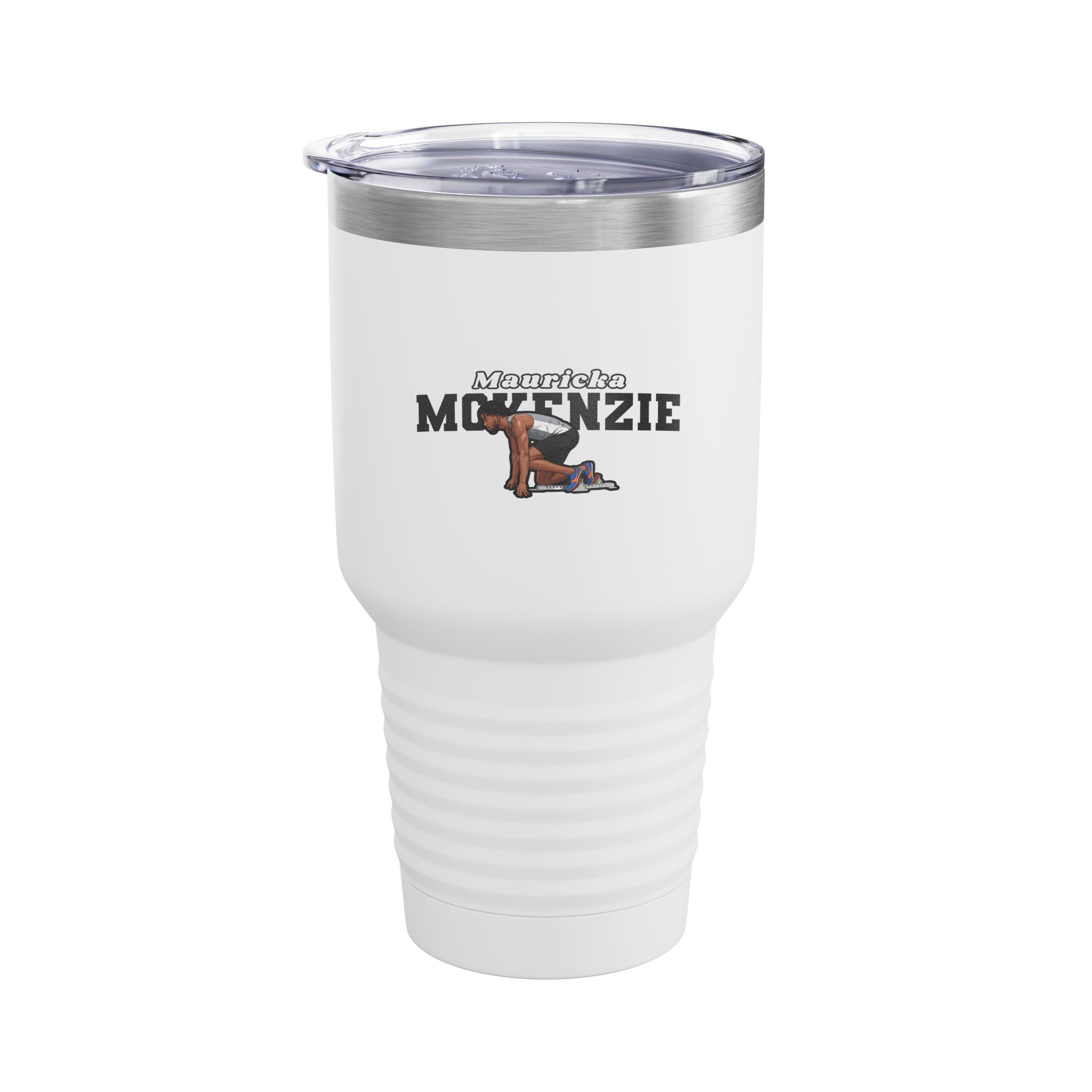 30oz Tumbler — character_name_arch in White
