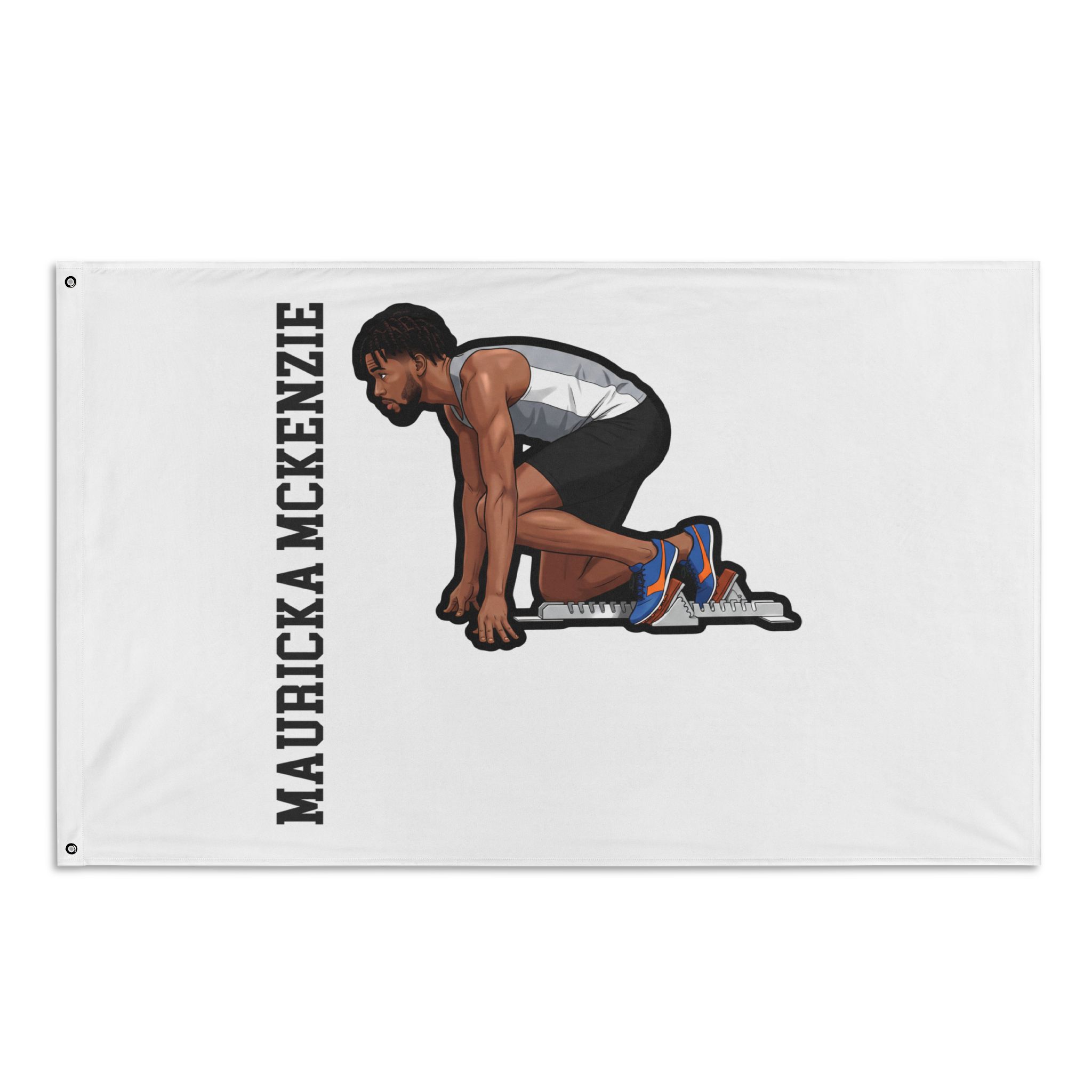 Flag (35 × 56 in) — character_name_vertical in Classic