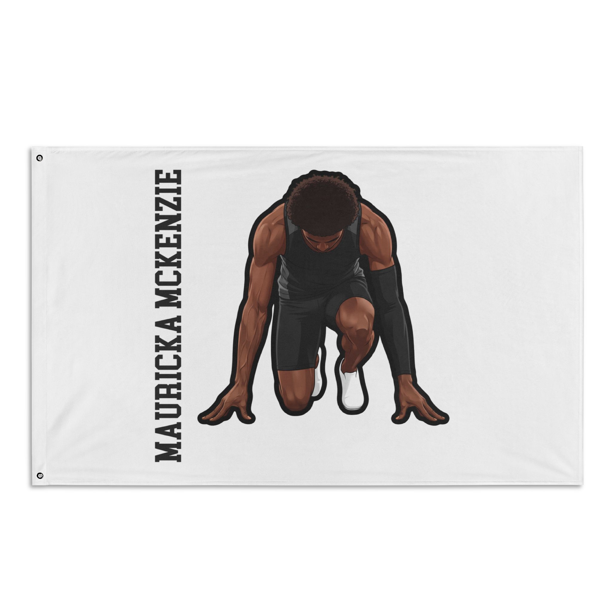 Flag (35 × 56 in) — character_name_vertical in Classic