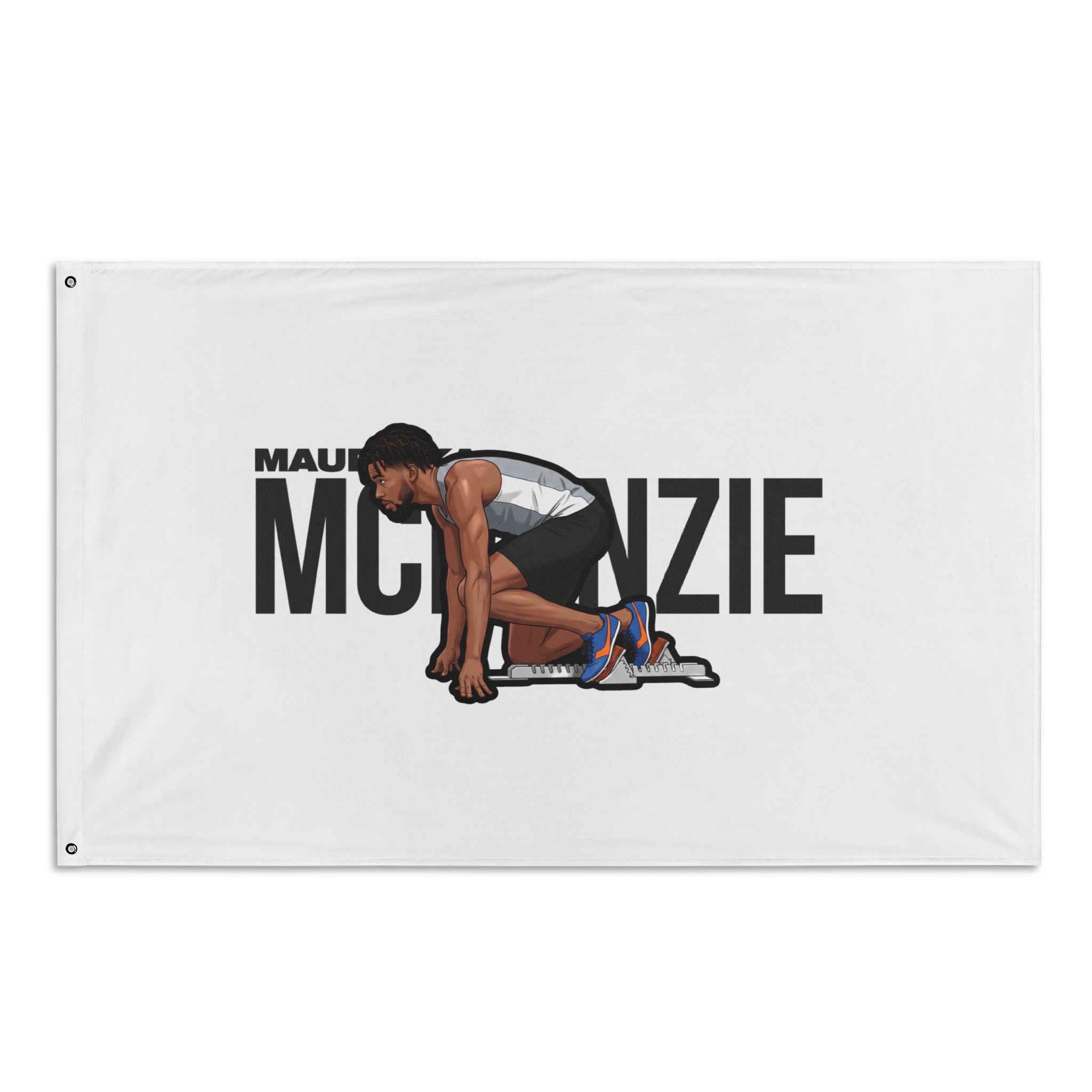 Flag (35 × 56 in) — character_player_name in Classic