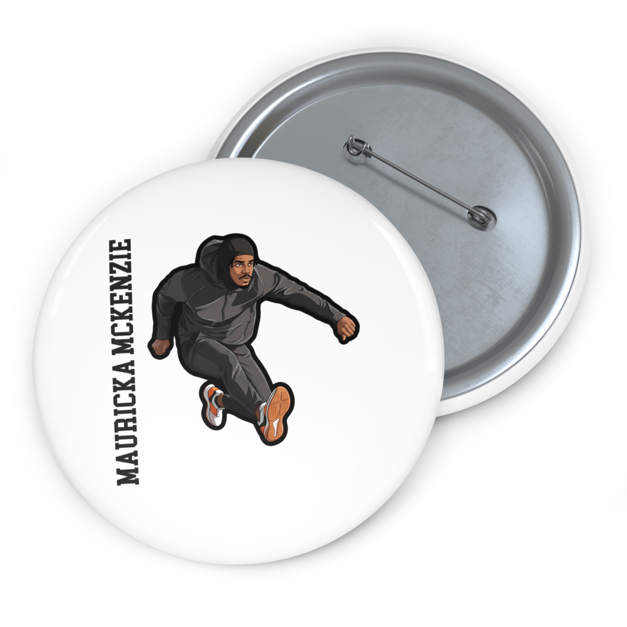 Game Day Pin — character_name_vertical in Classic