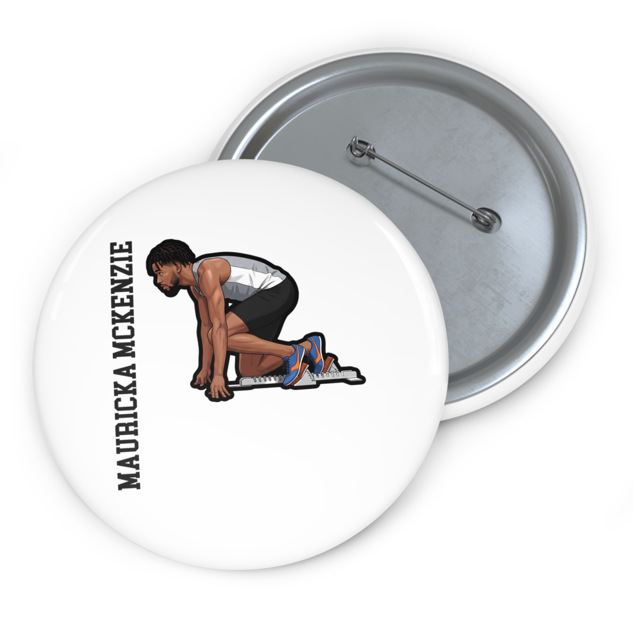 Game Day Pin — character_name_vertical in Classic