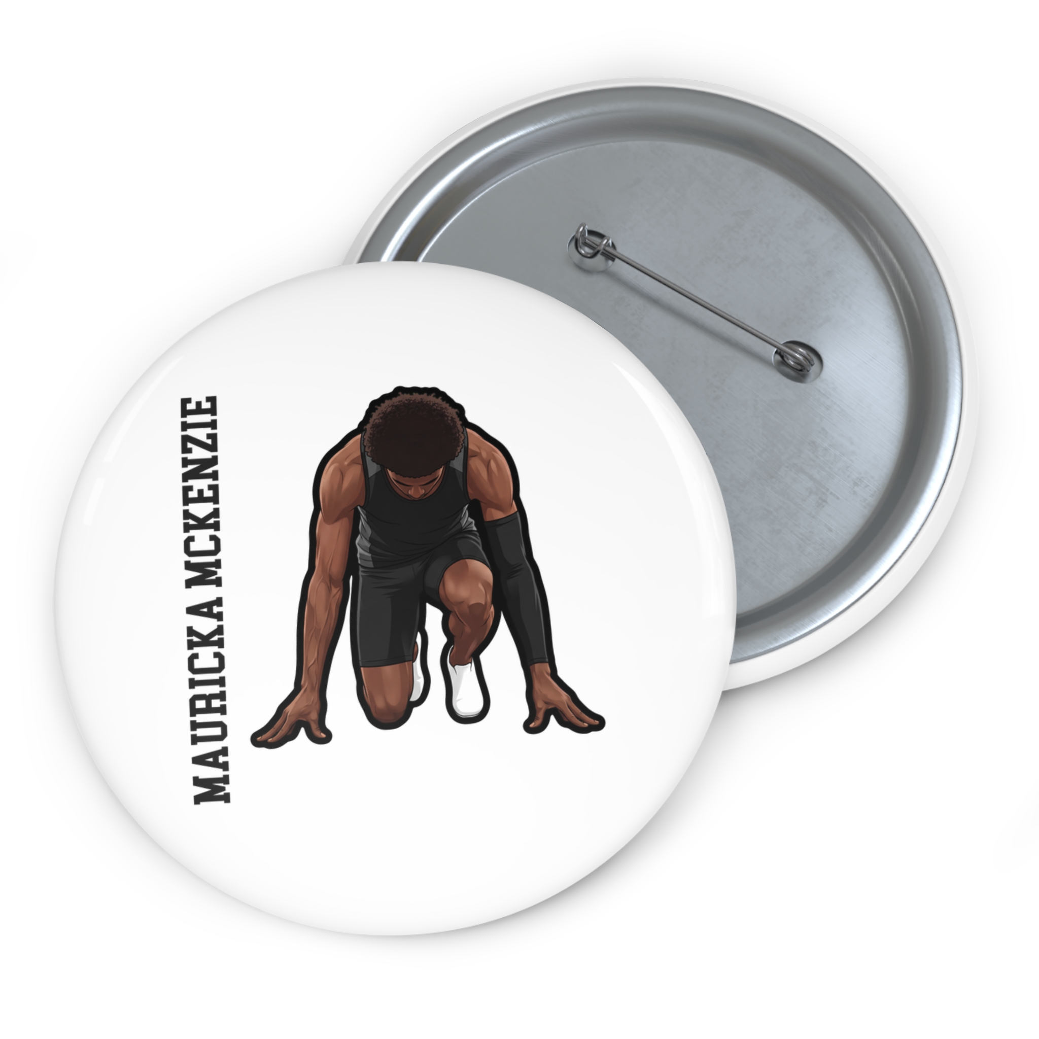 Game Day Pin — character_name_vertical in Classic