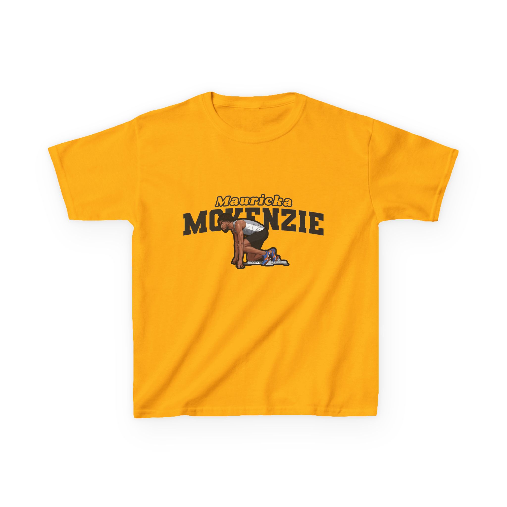 Youth Tee — character_name_arch in Gold