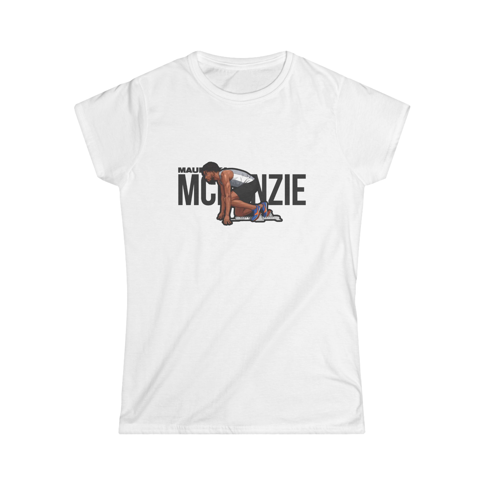Women's Softstyle Tee — character_player_name in White