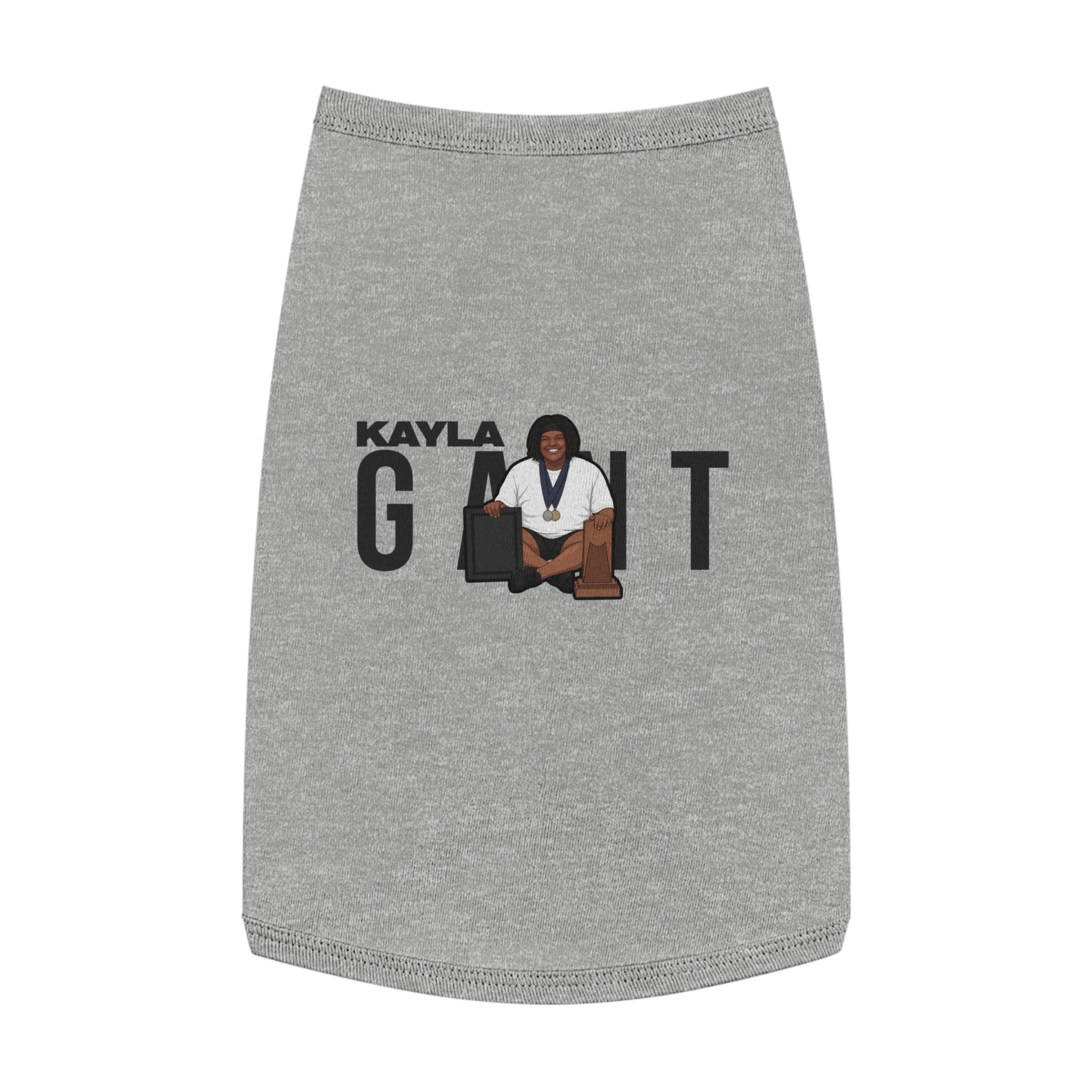 Pet Tank Top — character_player_name in White