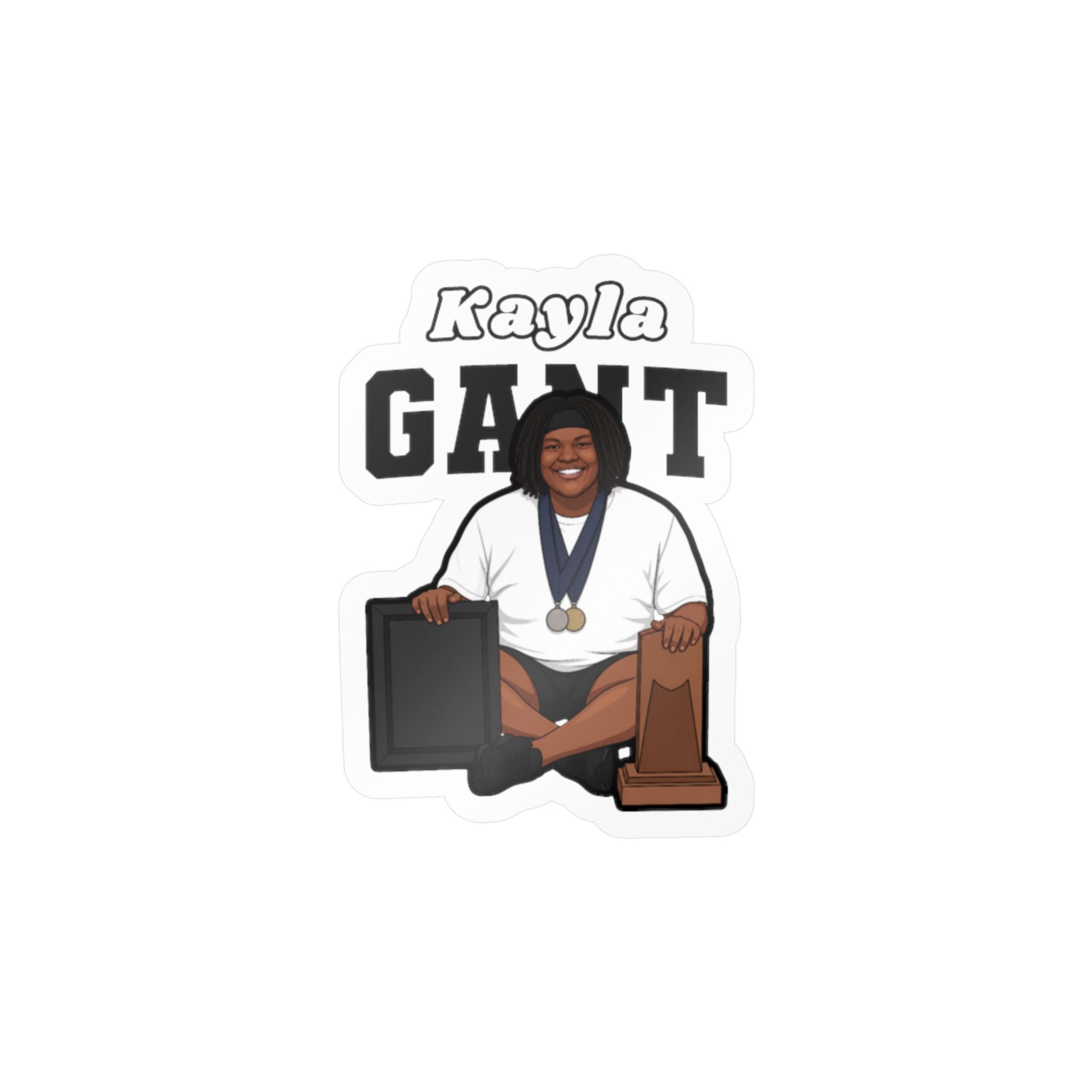 Vinyl Sticker — character_name_arch in Classic