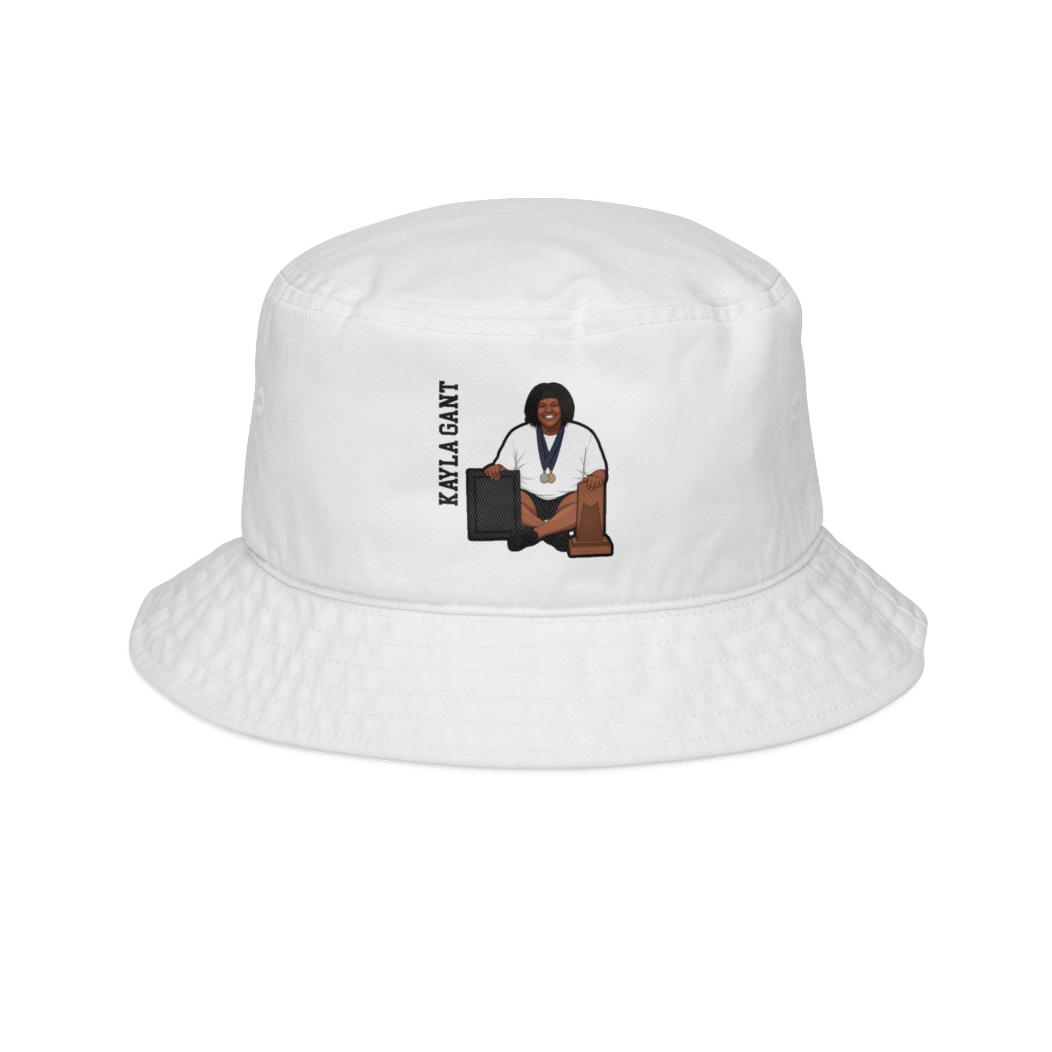Bucket Hat — character_name_vertical in White