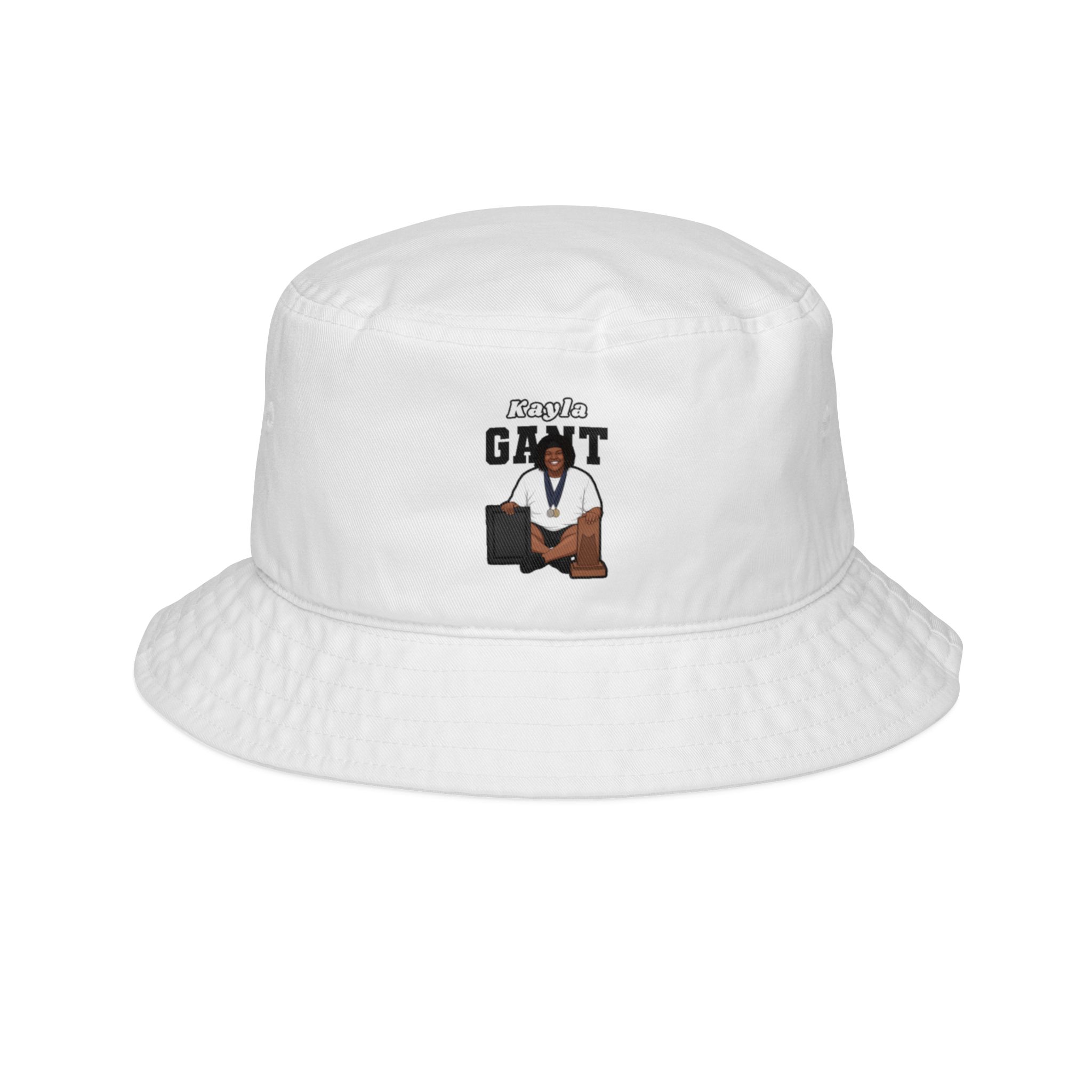 Bucket Hat — character_name_arch in White