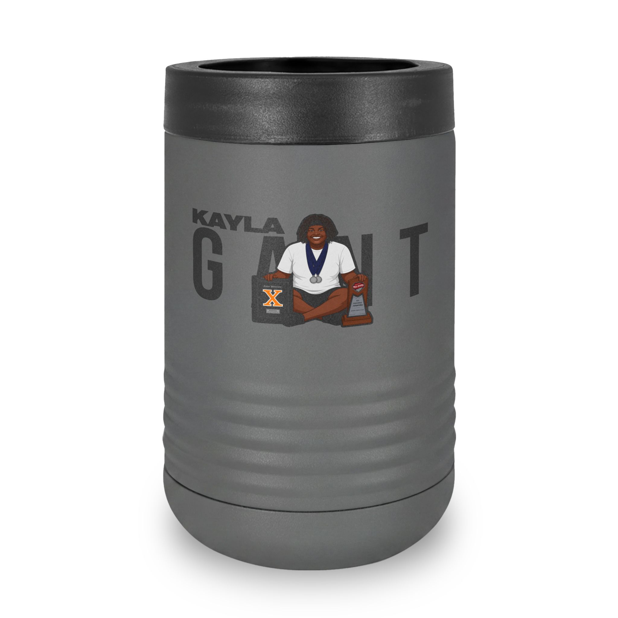 Stainless Can Cooler — character_player_name in Grey