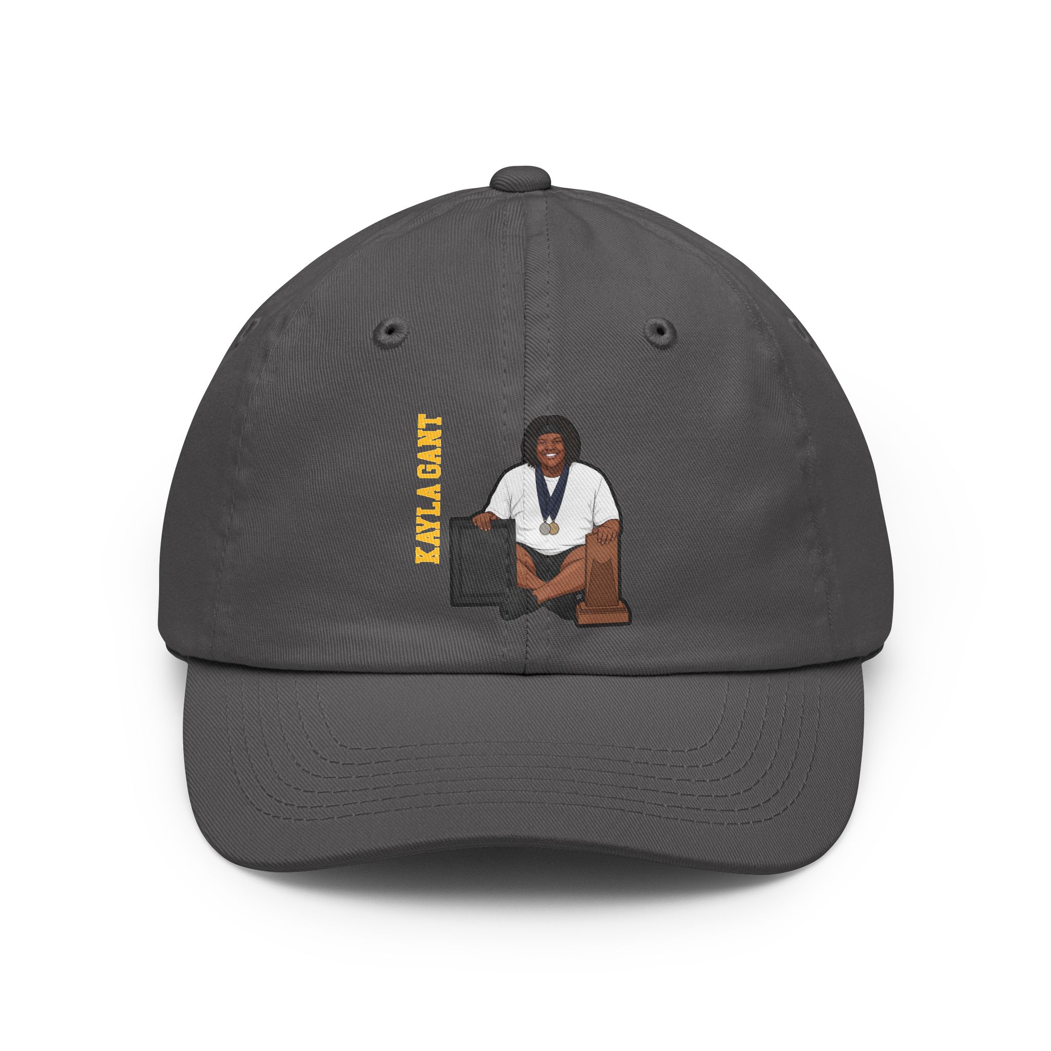 Classic Cap — character_name_vertical in Grey