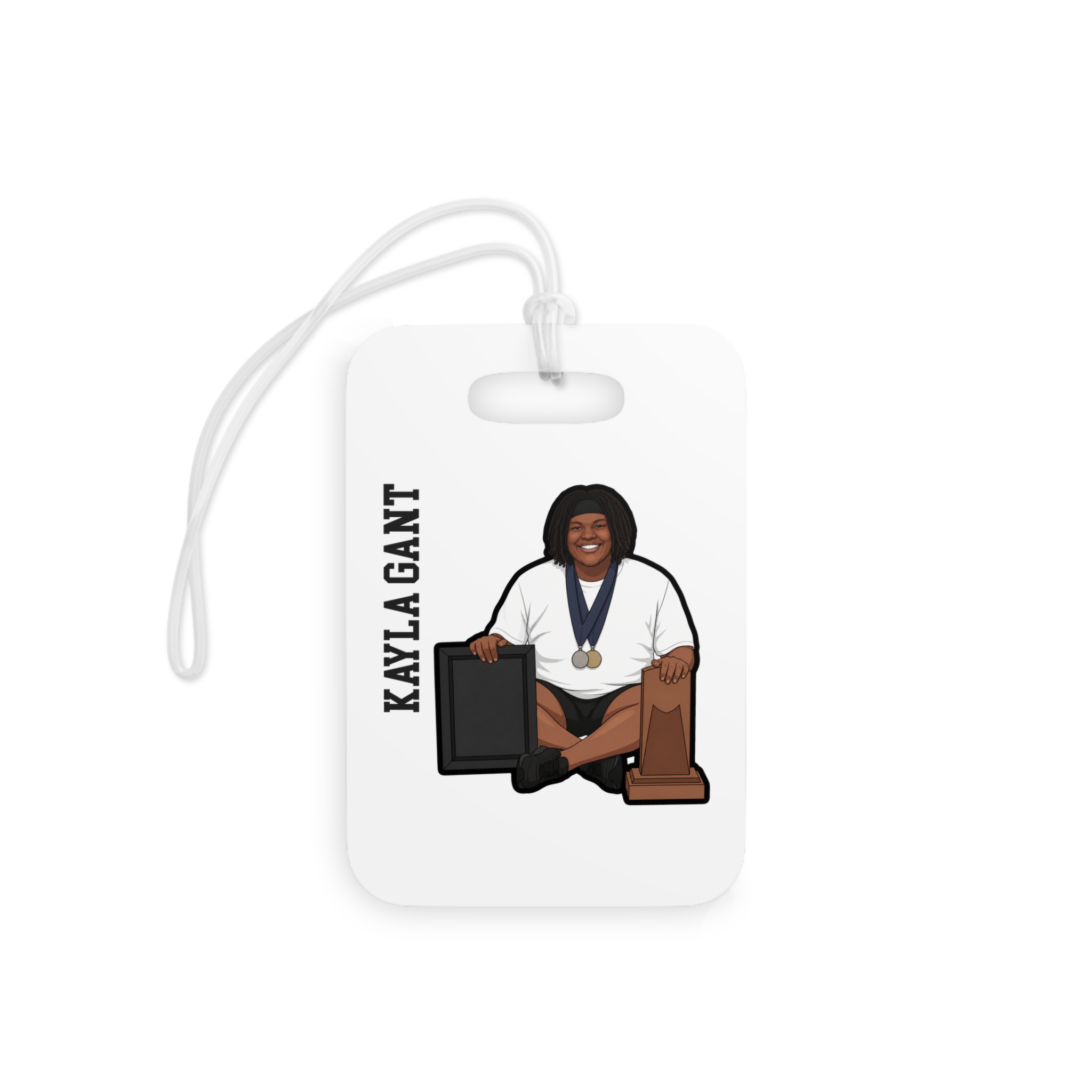 Bag Tag — character_name_vertical in Classic
