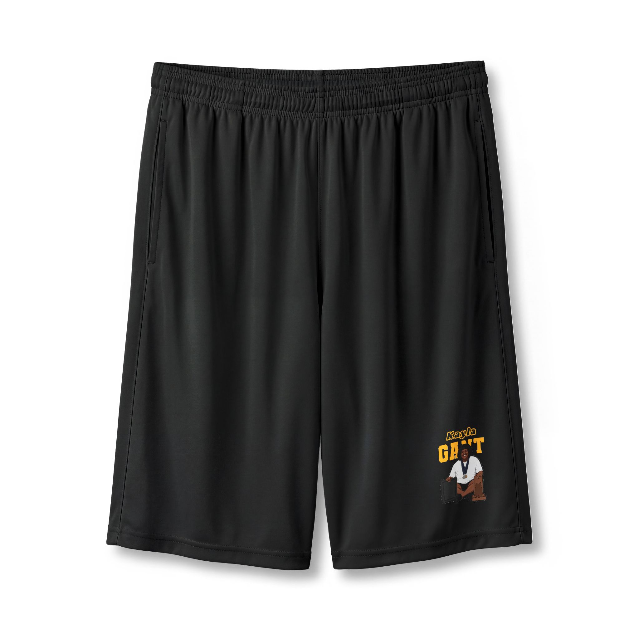 Shorts — character_name_arch in Black
