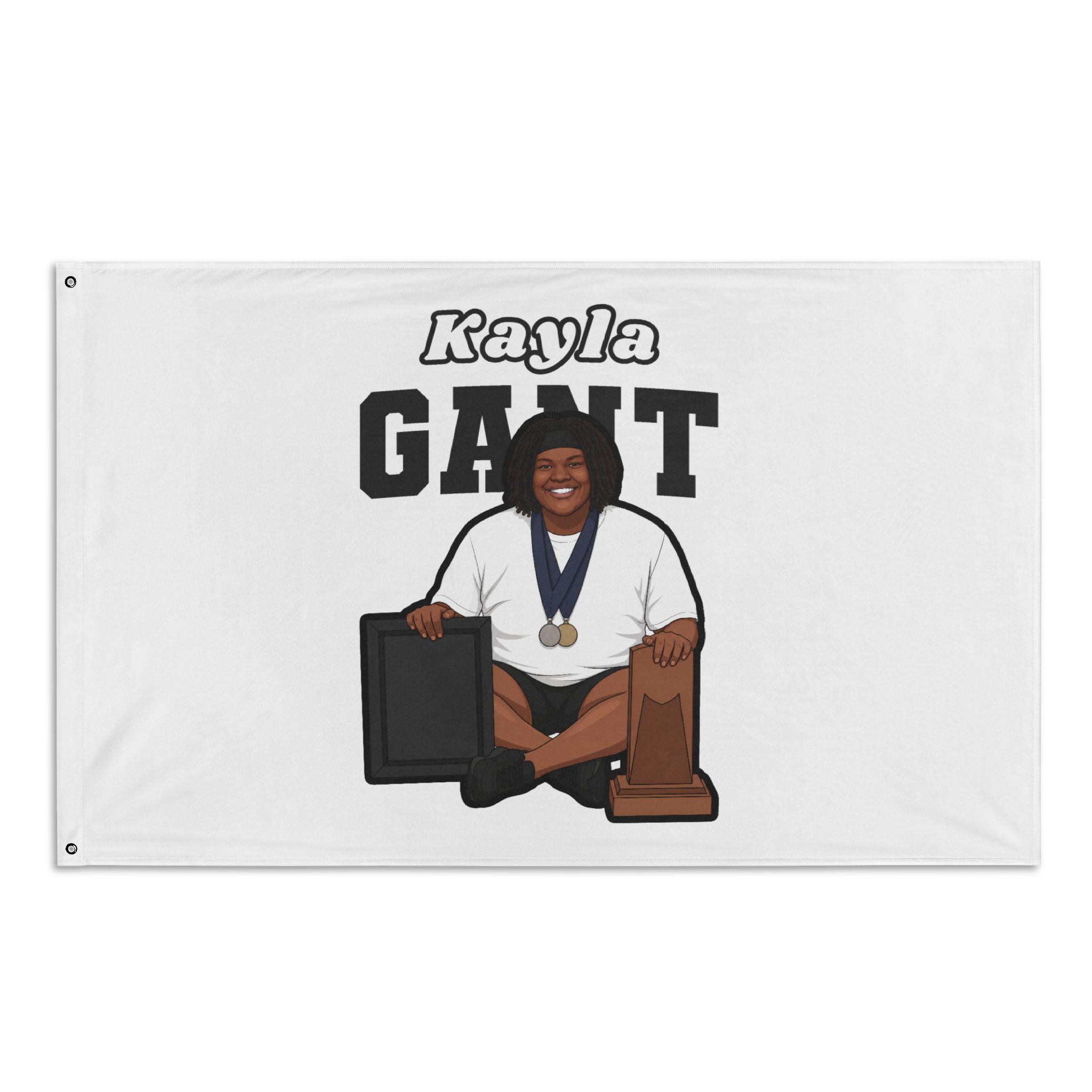 Flag (35 × 56 in) — character_name_arch in Classic